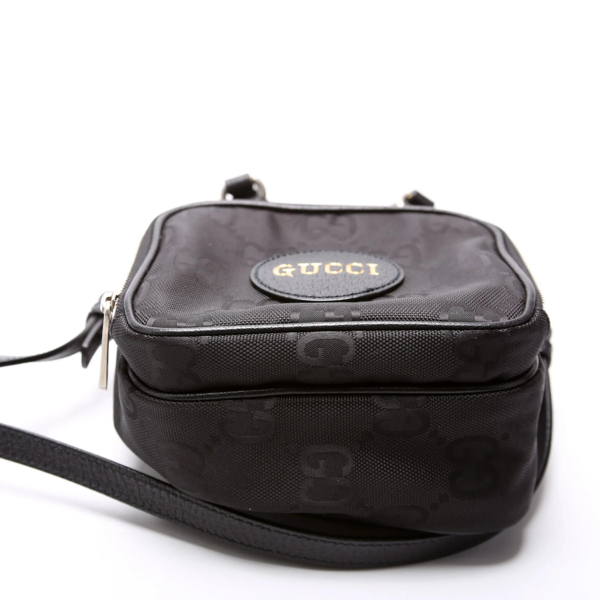 625850 GG Nylon Off The Grid Shoulder Bag Black - Image 4