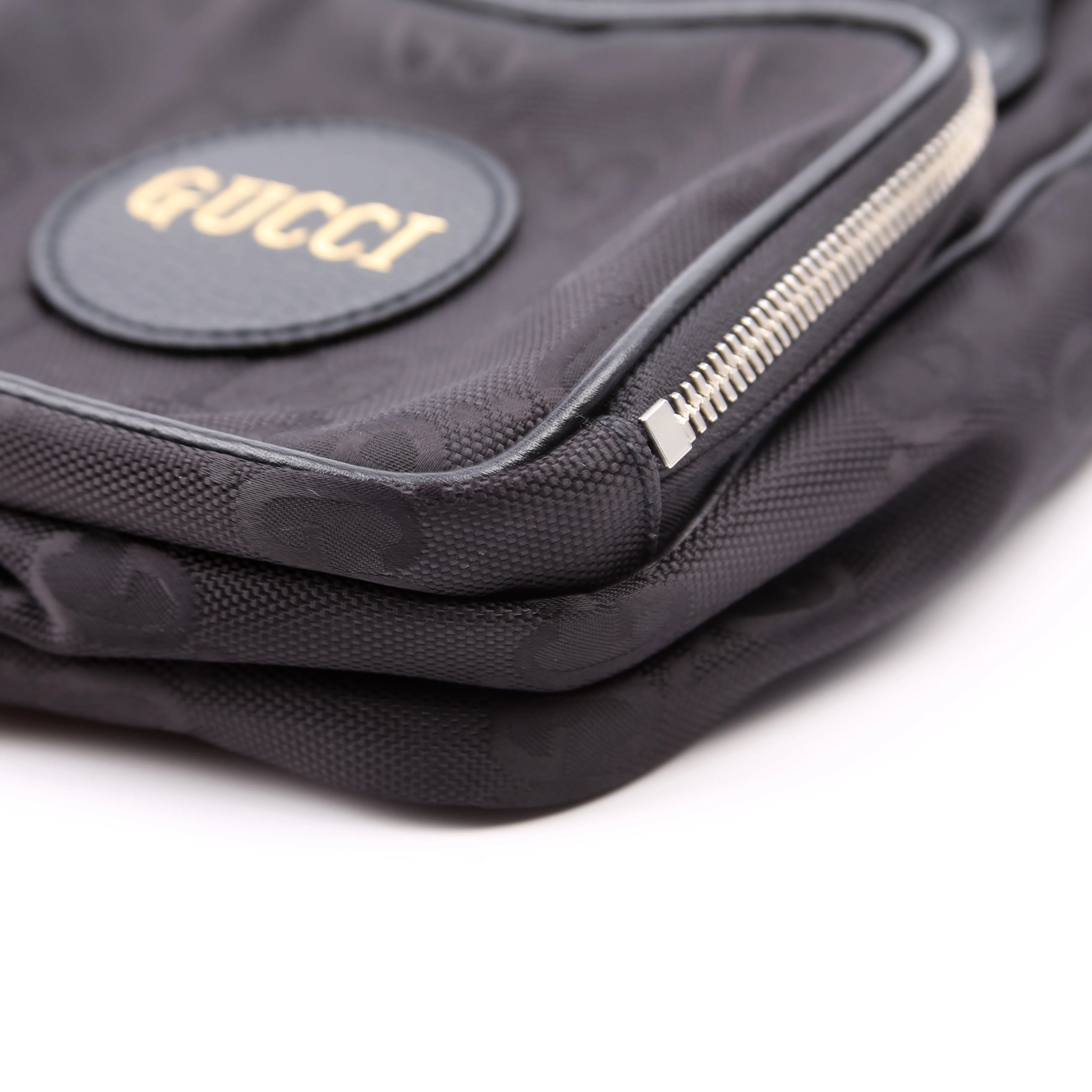 625850 GG Nylon Off the Grid Shoulder Bag Black - Image 7