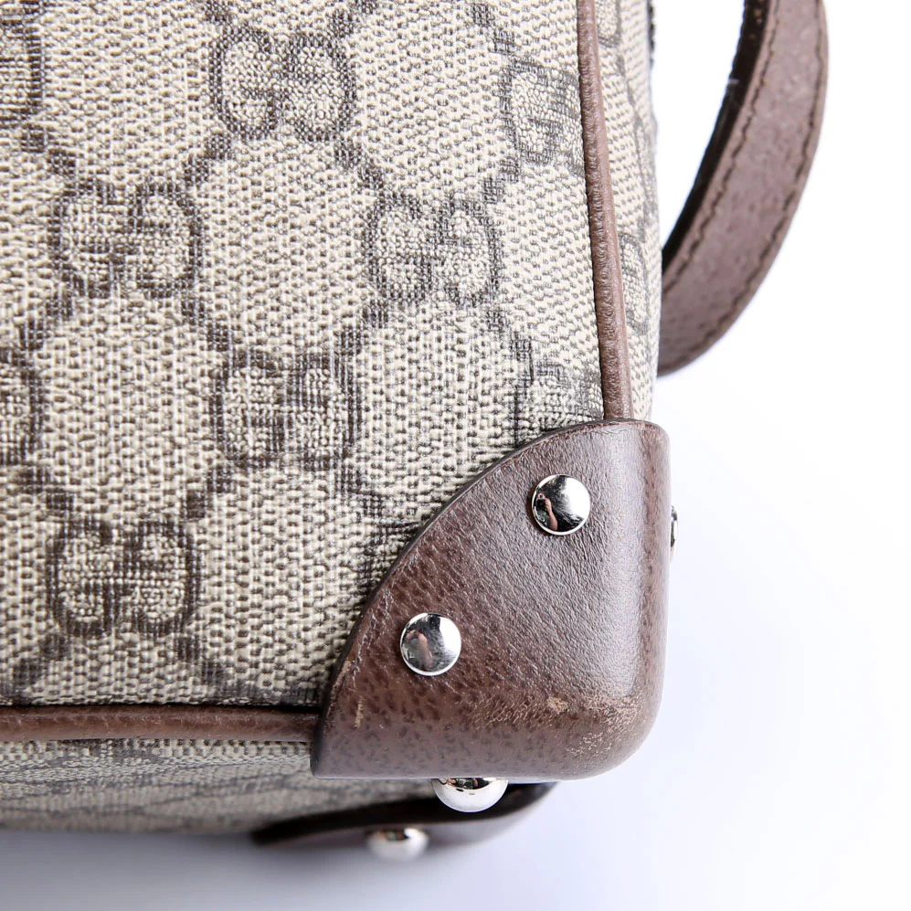 626363 GG Supreme Square Messenger Bag Beige/Brown - Image 6