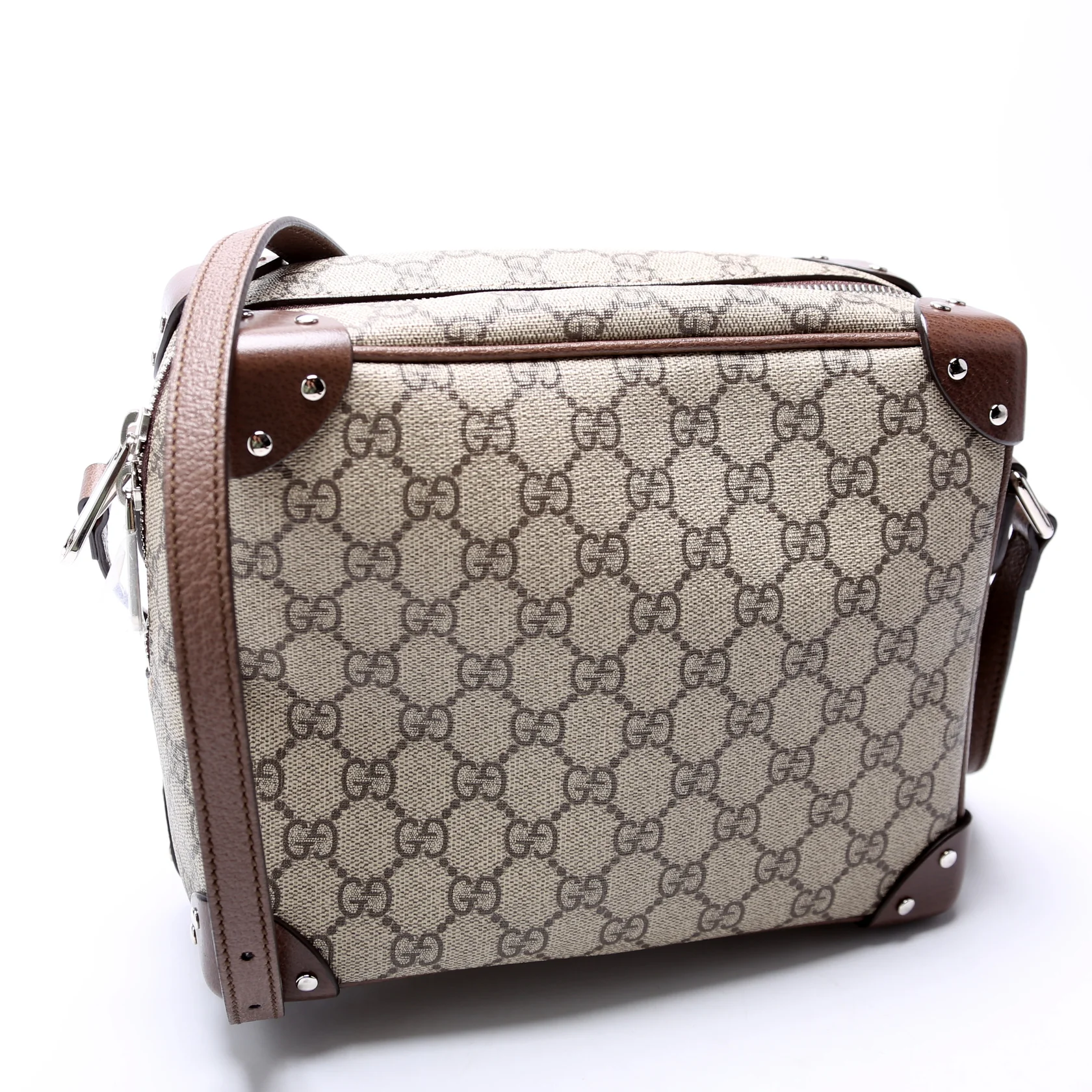626363 GG Supreme Square Messenger Bag Brown - Image 2