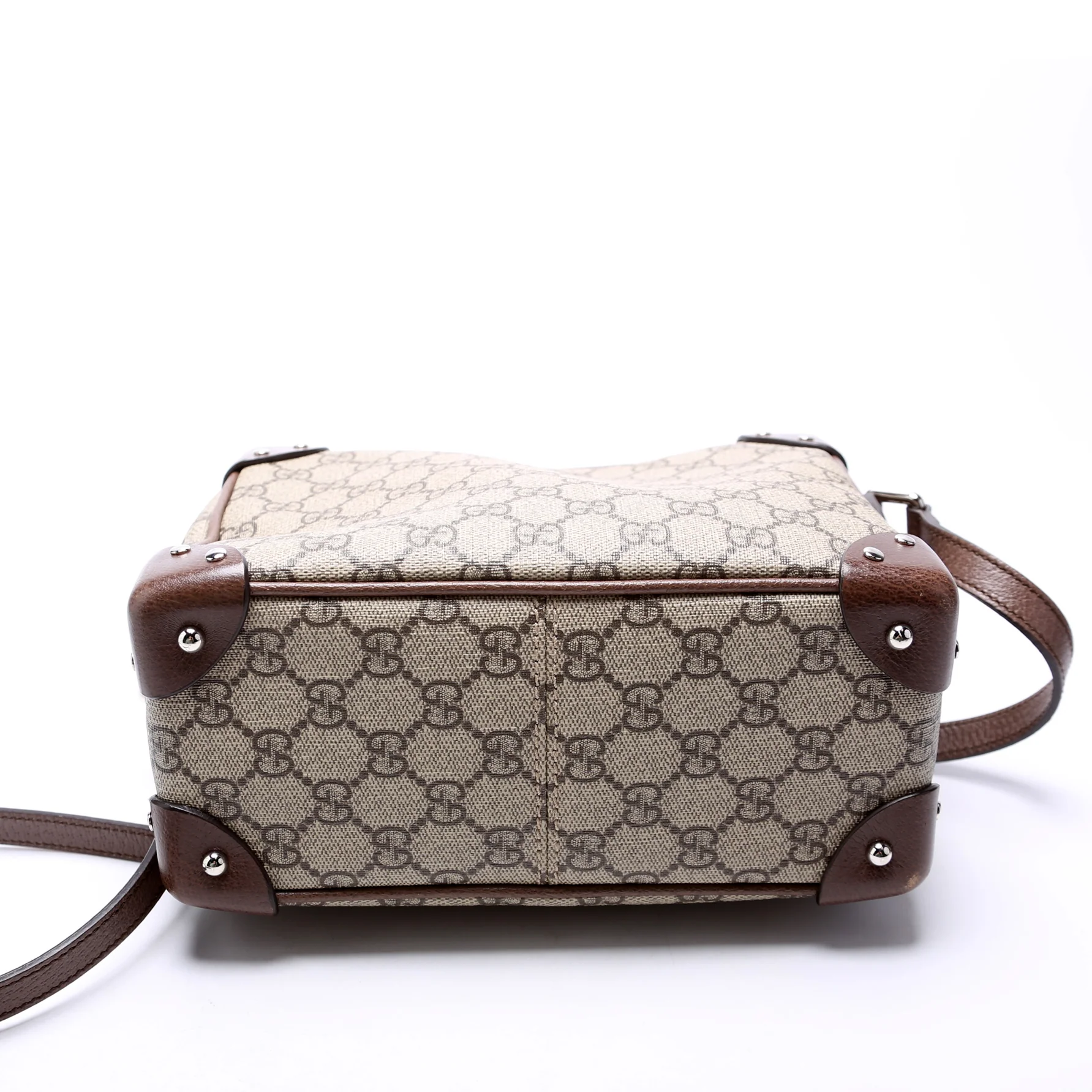 626363 GG Supreme Square Messenger Bag Brown - Image 4