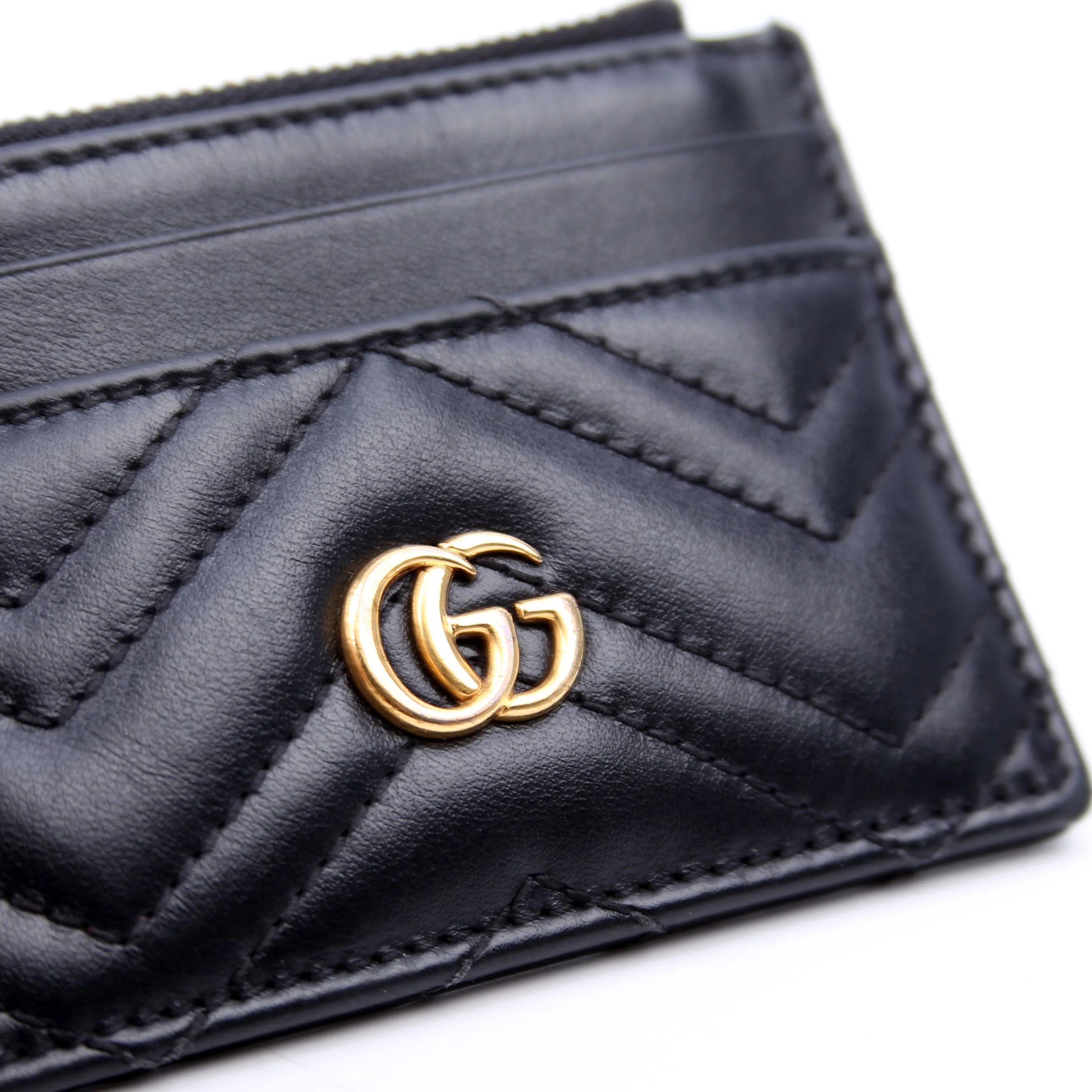627064 Marmont Keychain Wallet Black - Image 10