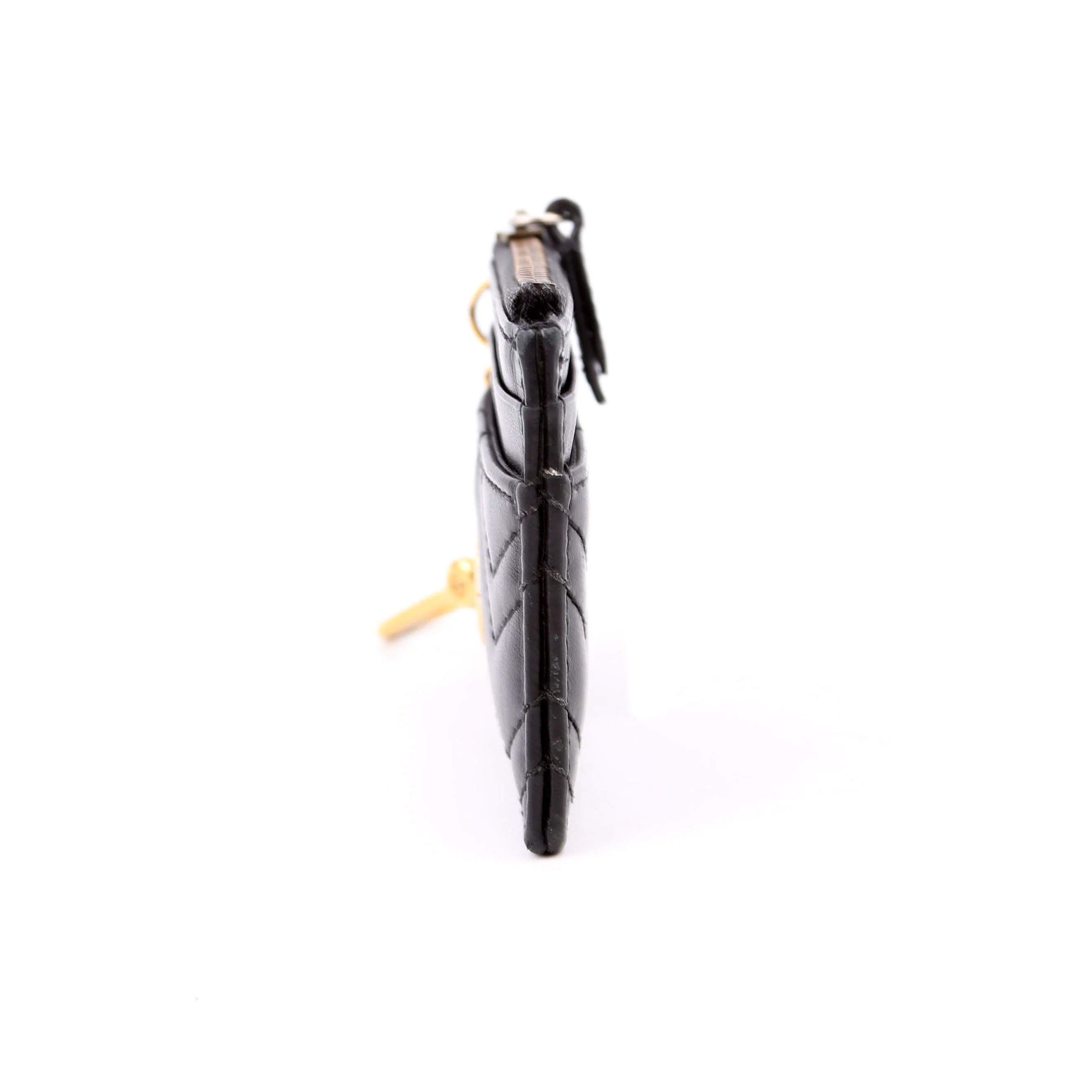 627064 Marmont Keychain Wallet Black - Image 4