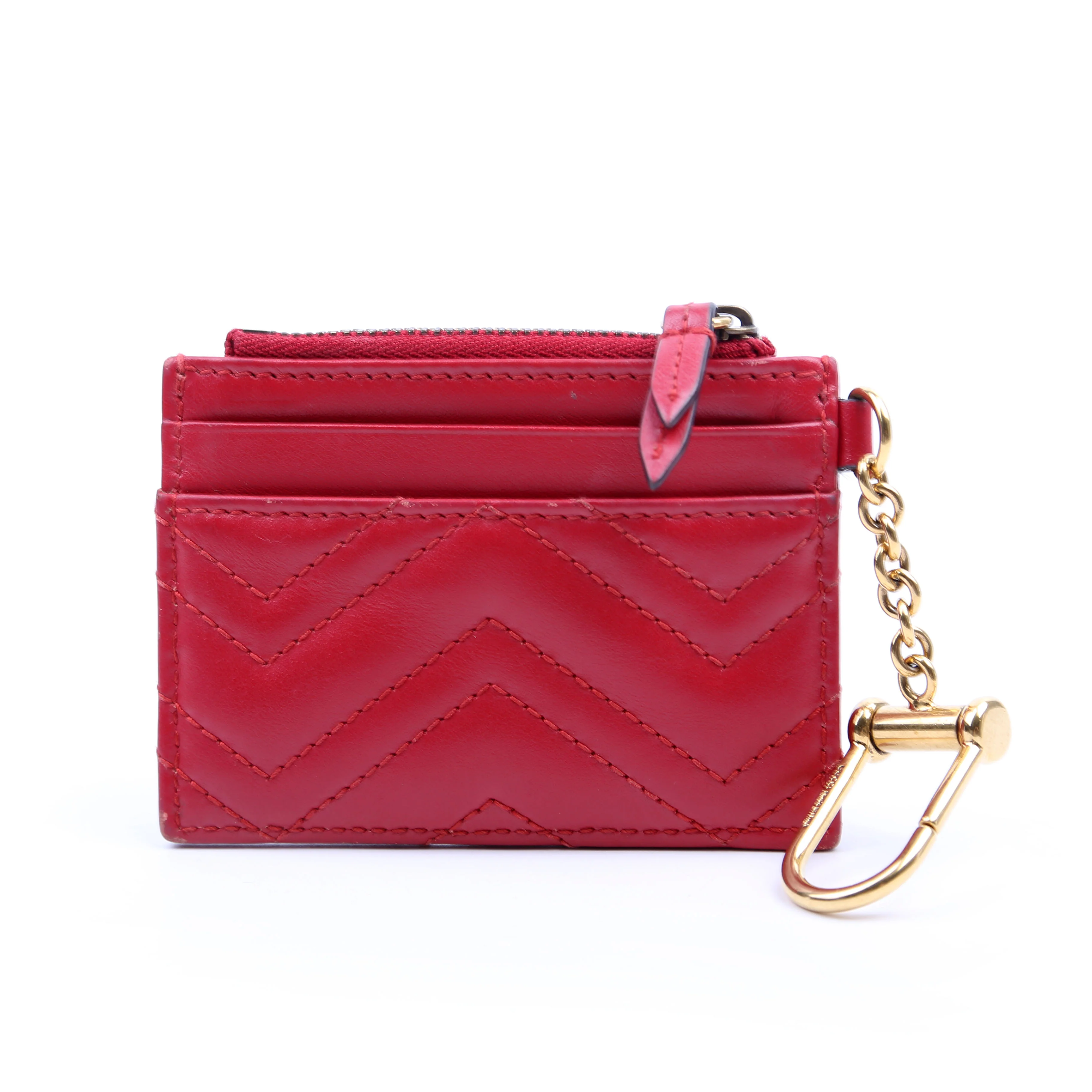 627064 Marmont Keychain Wallet Red - Image 2
