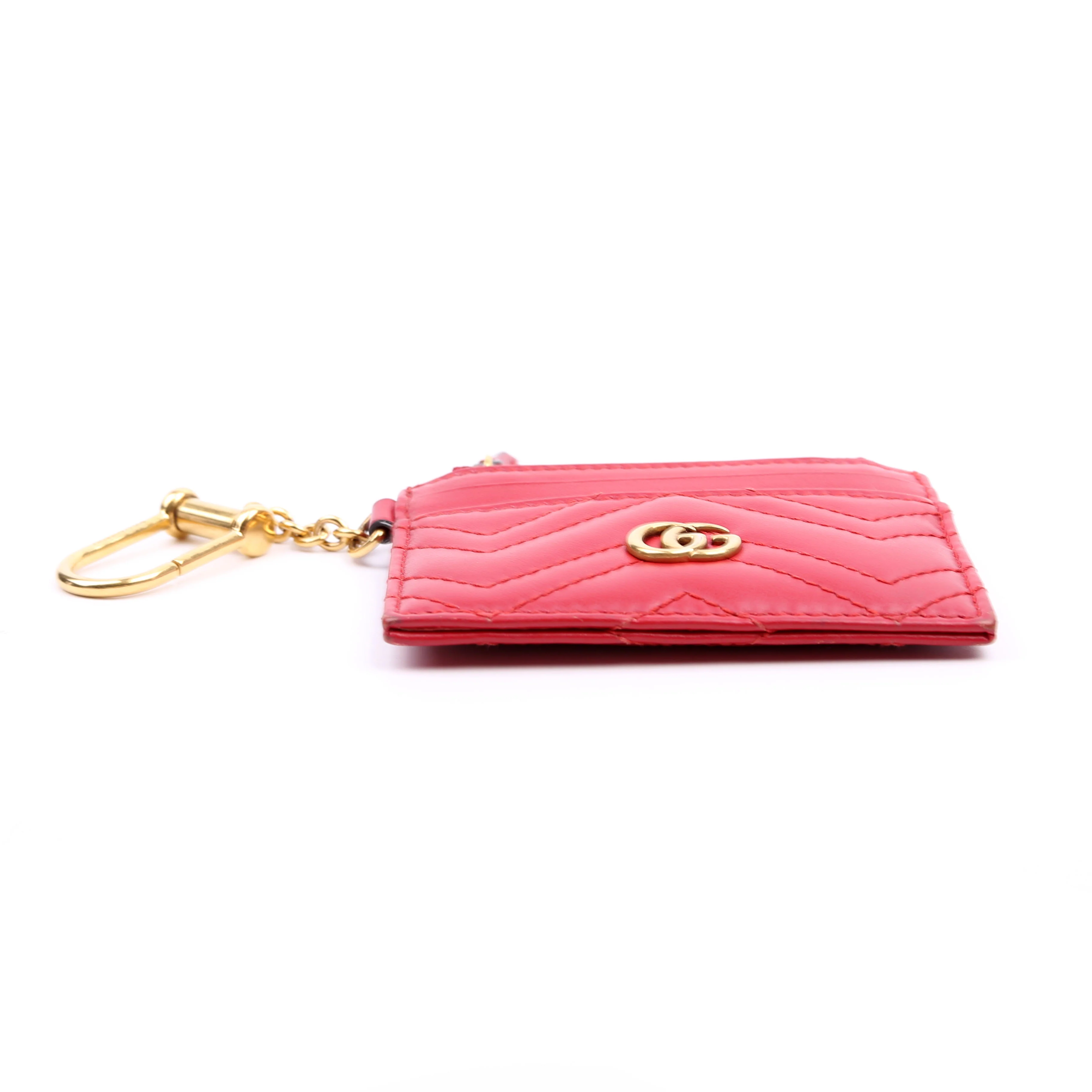 627064 Marmont Keychain Wallet Red - Image 5