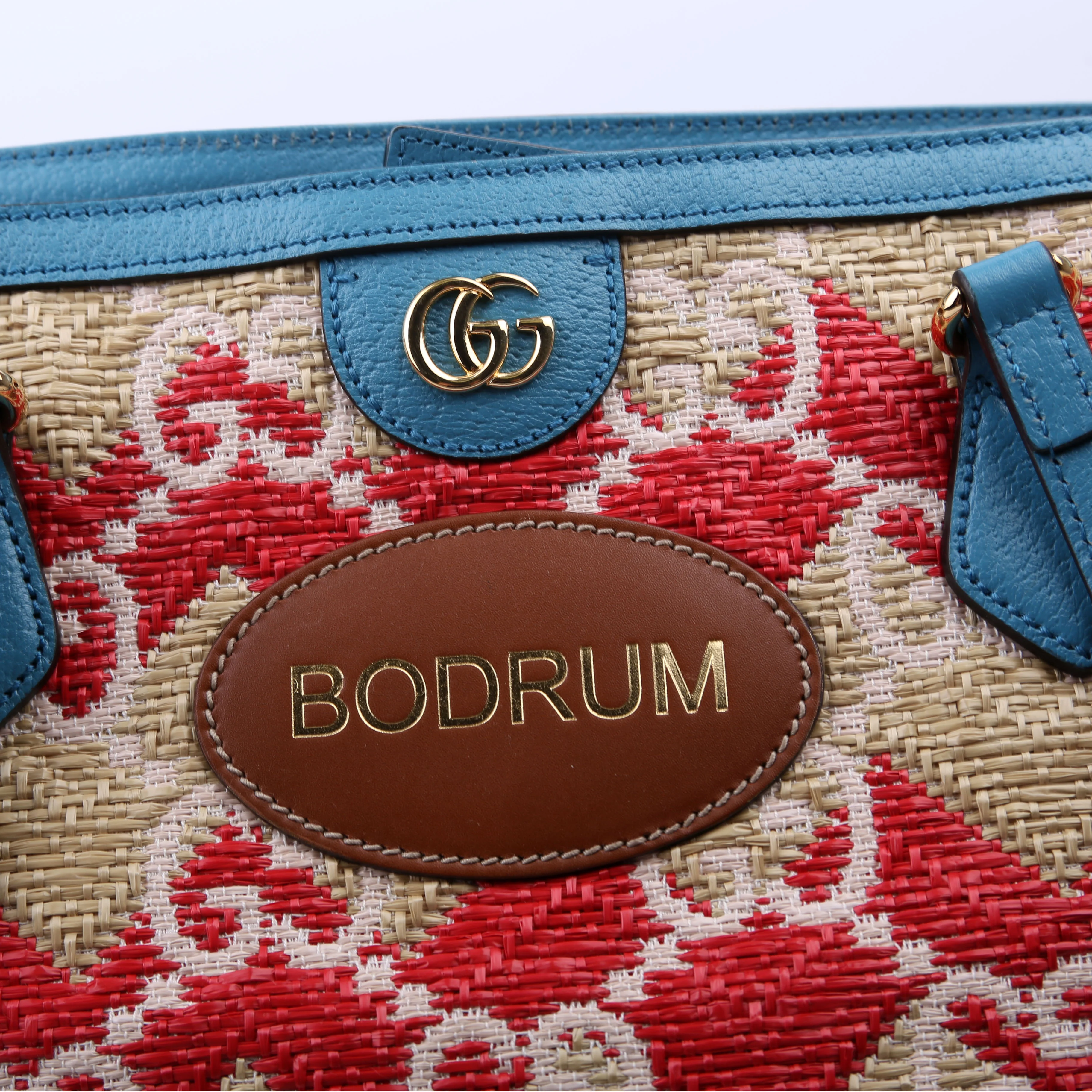 631685 GG Raffia Ophidia Tote - Image 12