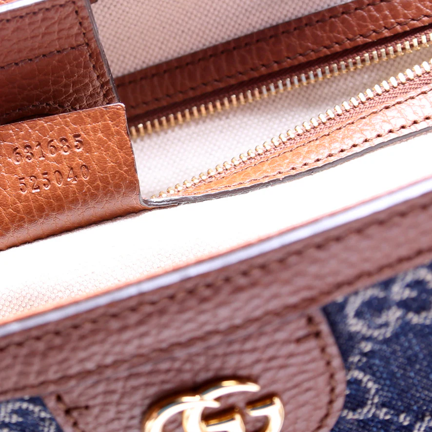 631685 Ophidia GG Denim Tote - Image 9