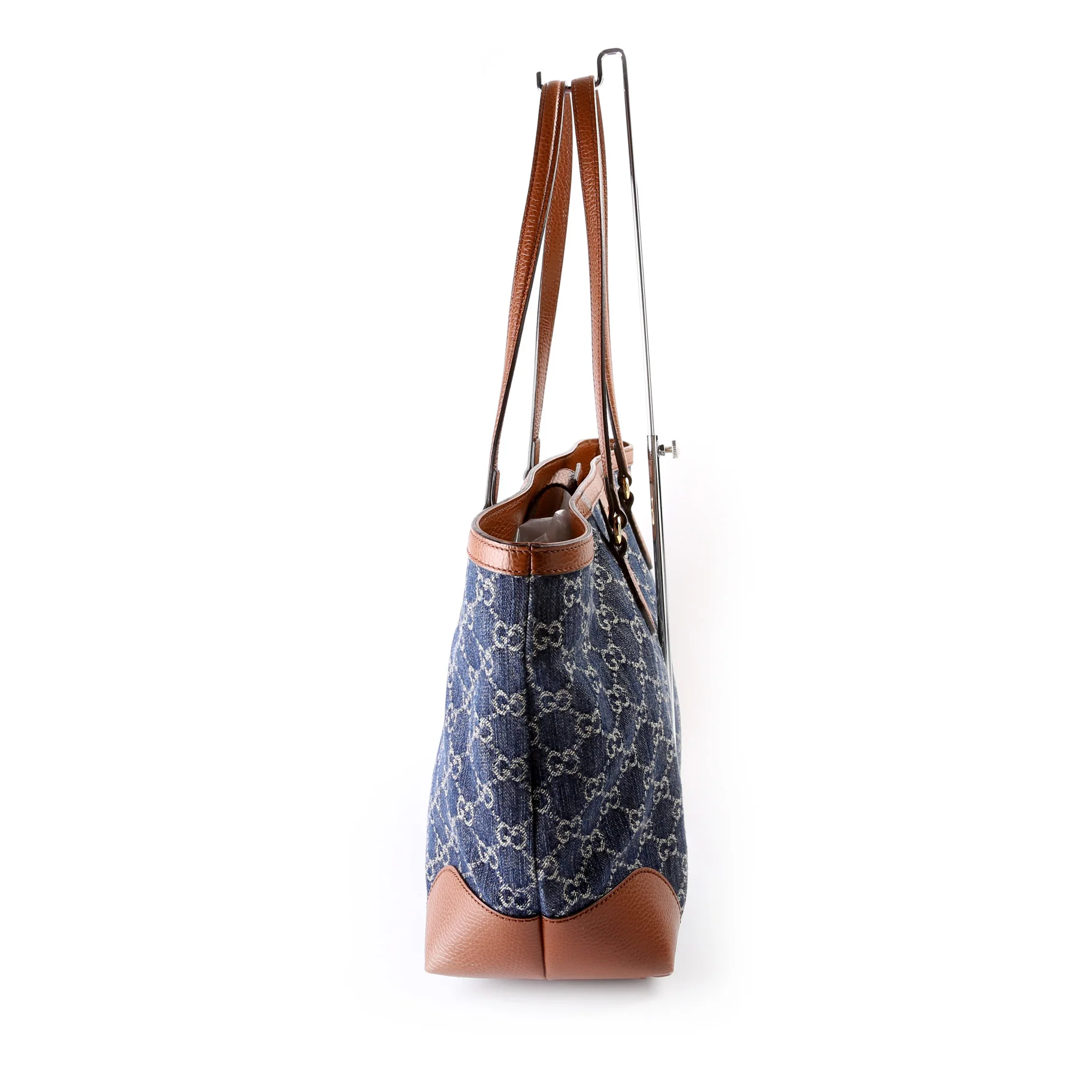 631685 Ophidia GG Denim Tote - Image 3