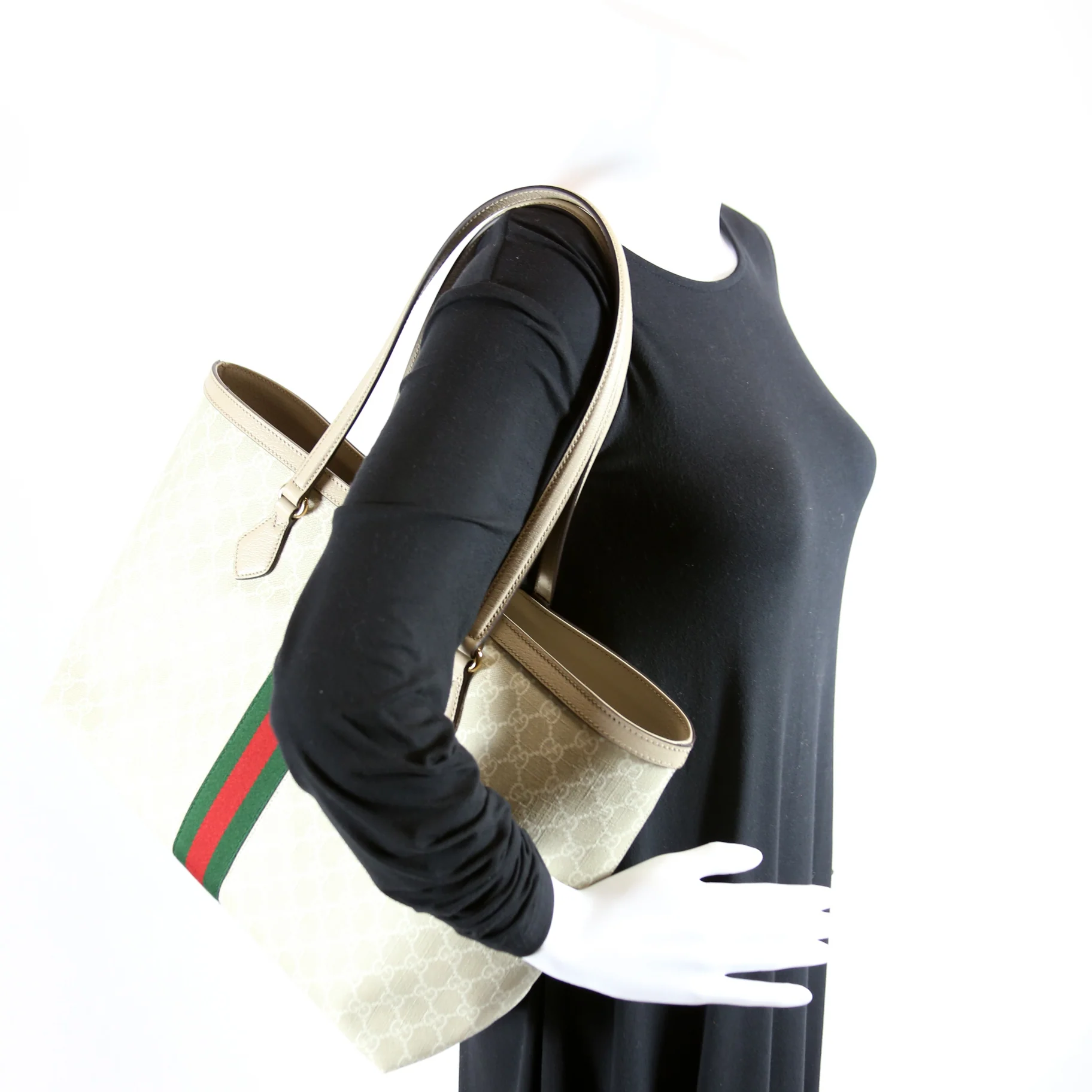 631685 Ophidia Tote Cream - Image 10