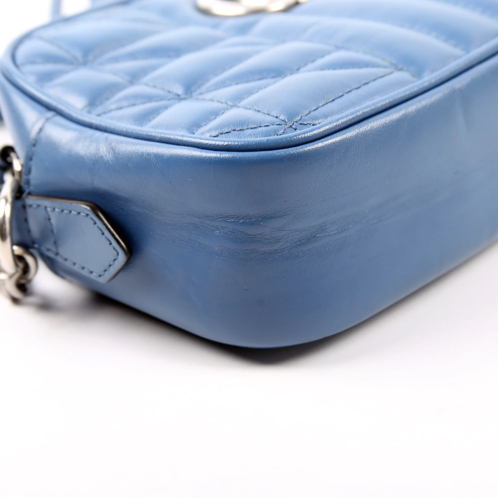 634936 Marmont Aria Mini Camera Bag Blue - Image 6