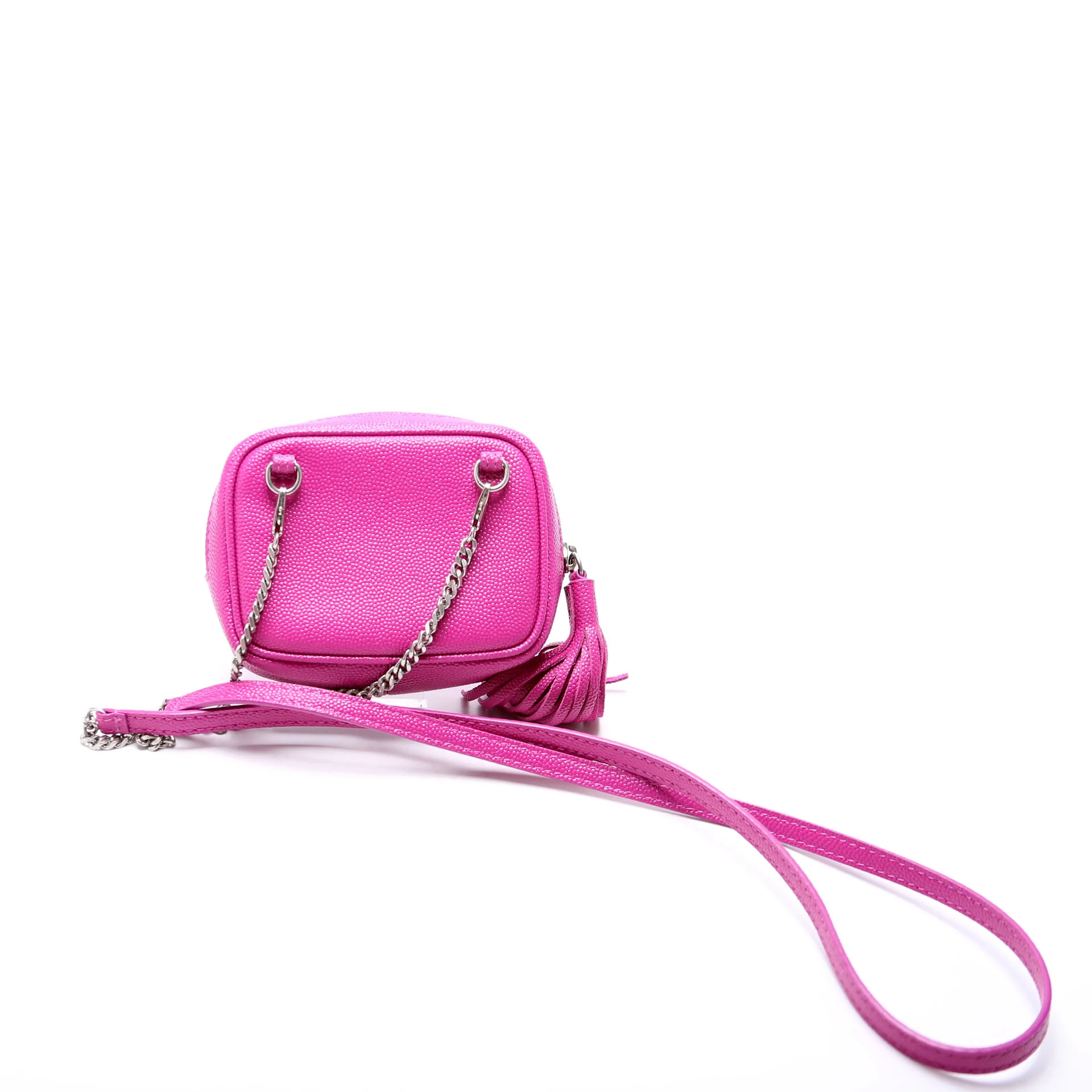 635088 Lou Baby Camera Bag Grain De Poudre Fuscia - Image 3