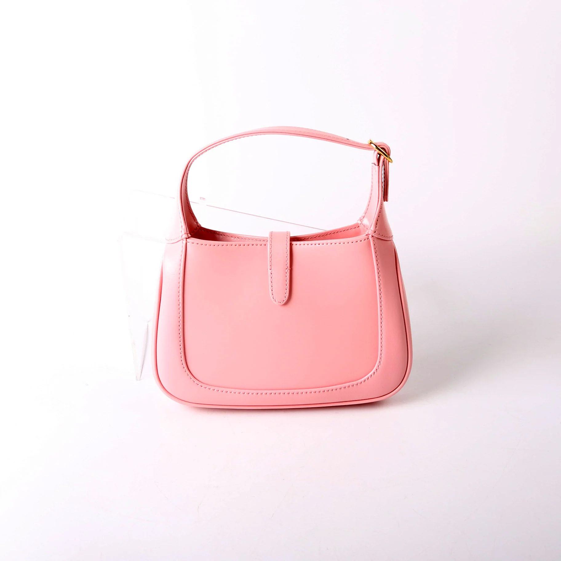 637091 Jackie 1961 Mini Hobo Leather Pink - Image 2