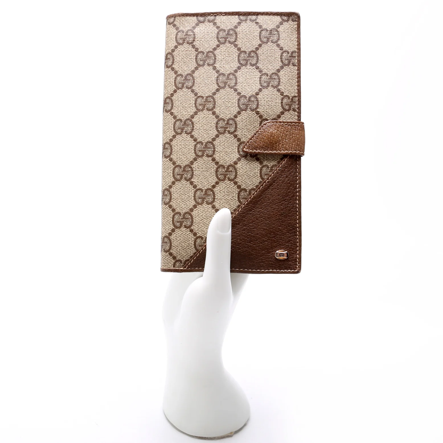 64-03-110 GG Supreme Flap Wallet Vintage Brown - Image 10