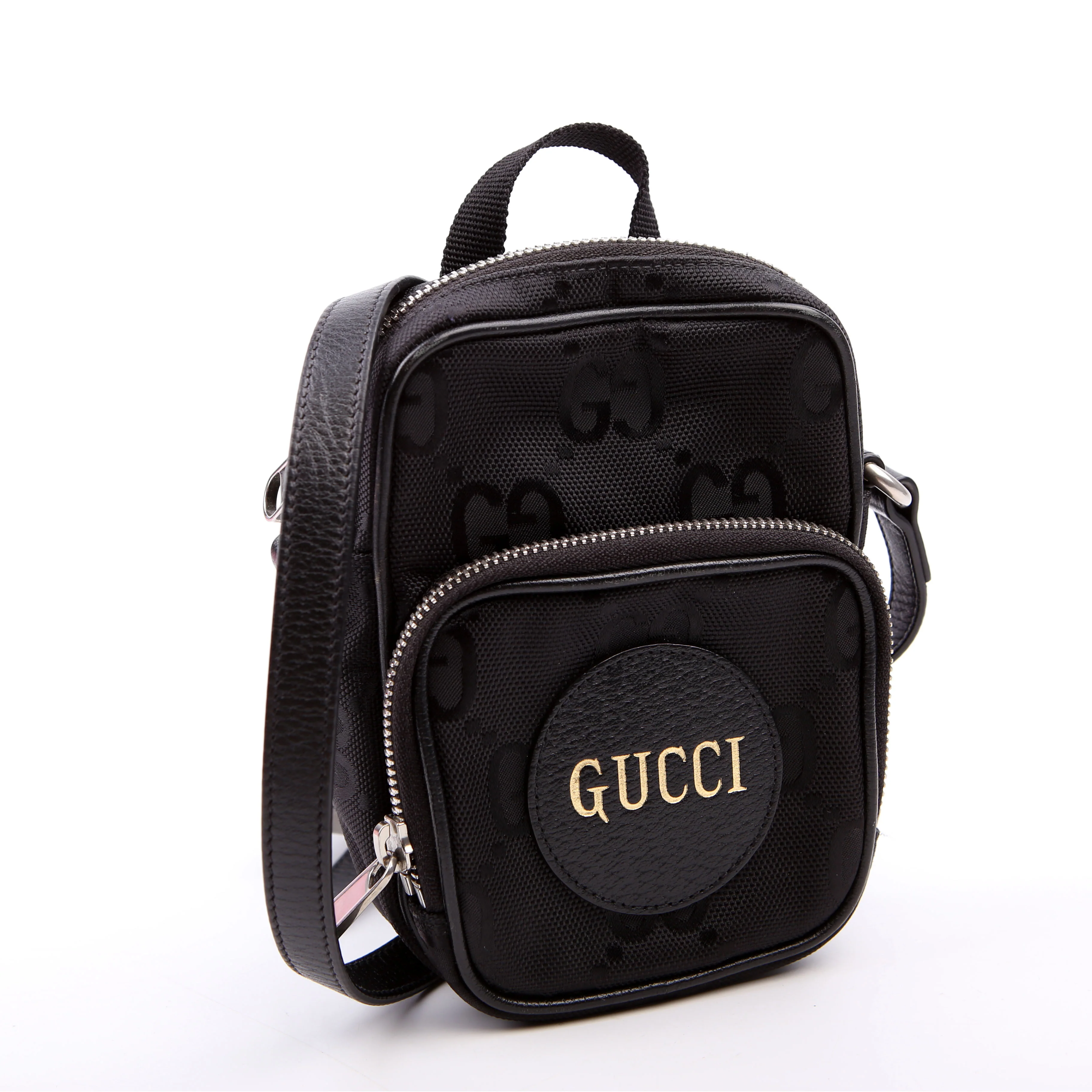 643882 GG Nylon Off the Grid Mini Shoulder Black - Image 2