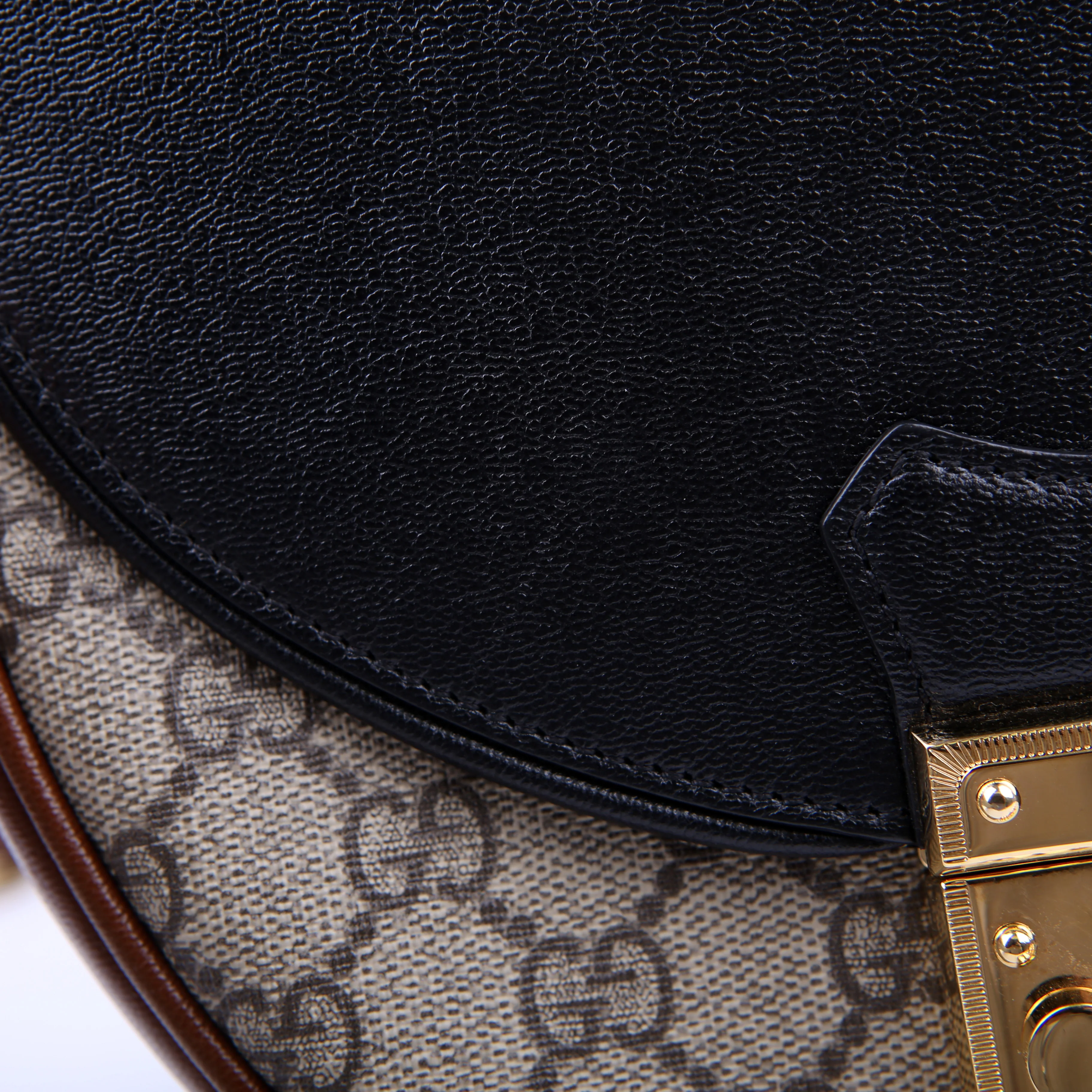 644524 Padlock GG Supreme Small Messenger Brown/Black - Image 7