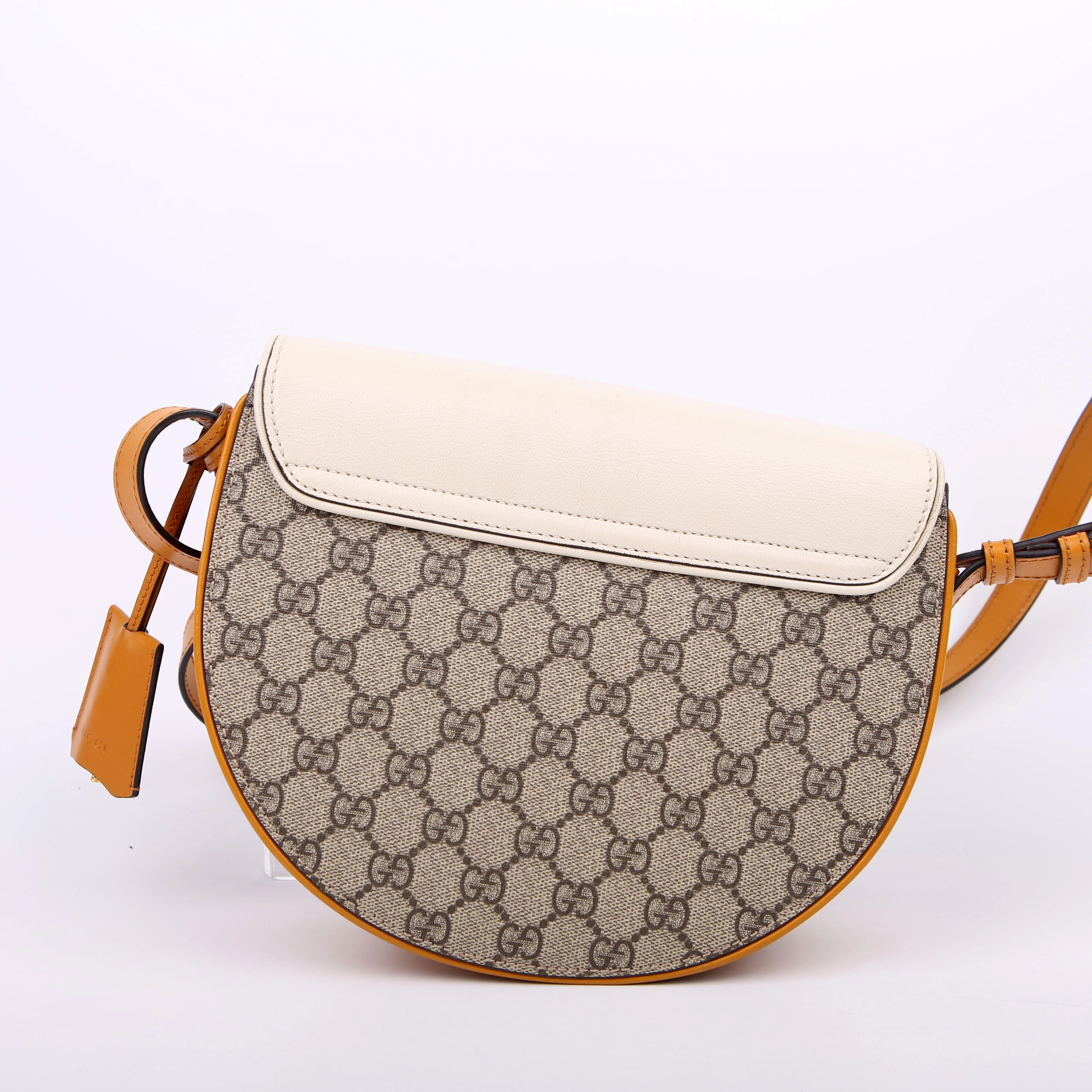644524 Padlock GG Supreme Small Messenger Cream/Yellow - Image 2