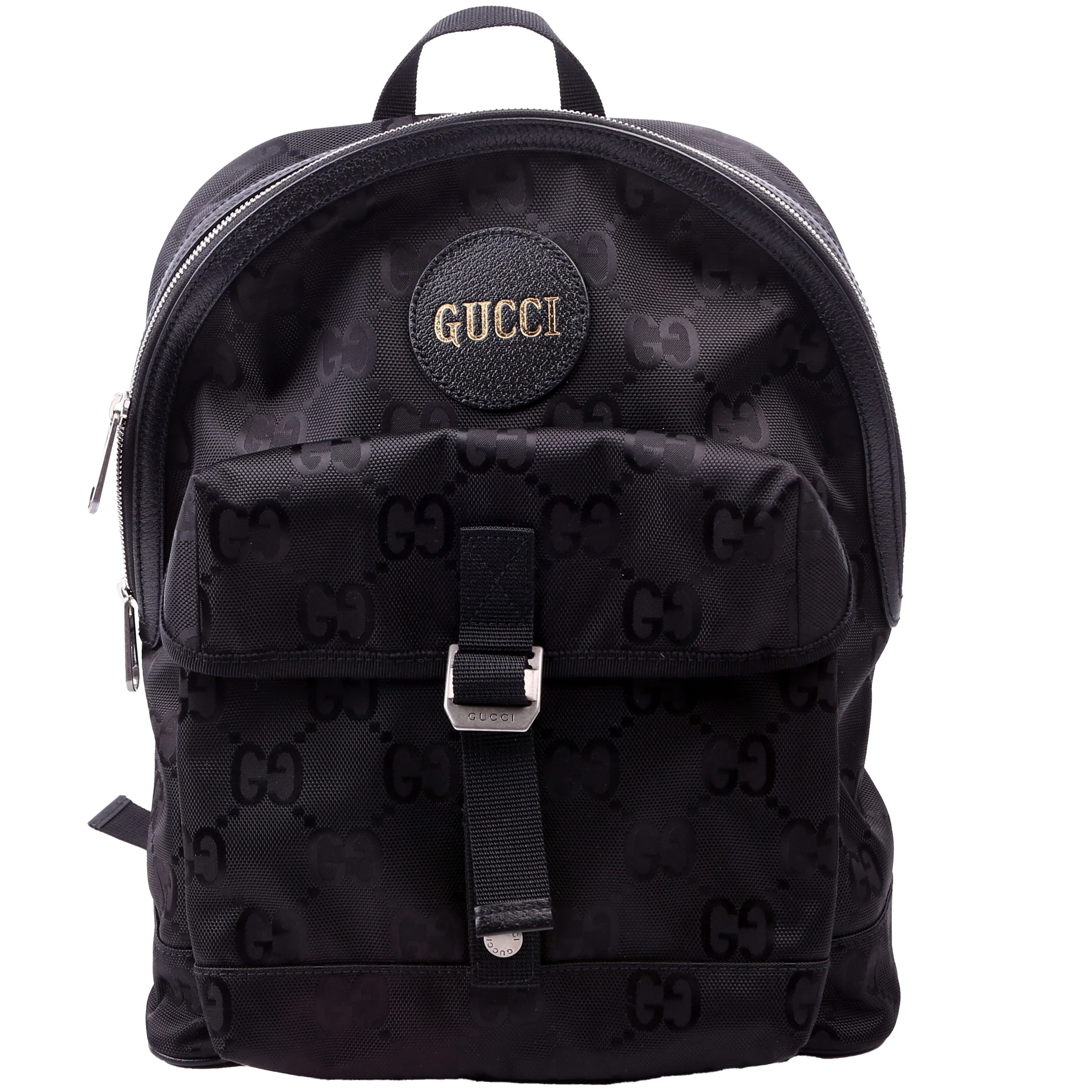 644992 GG Nylon Off the Grid Backpack Black