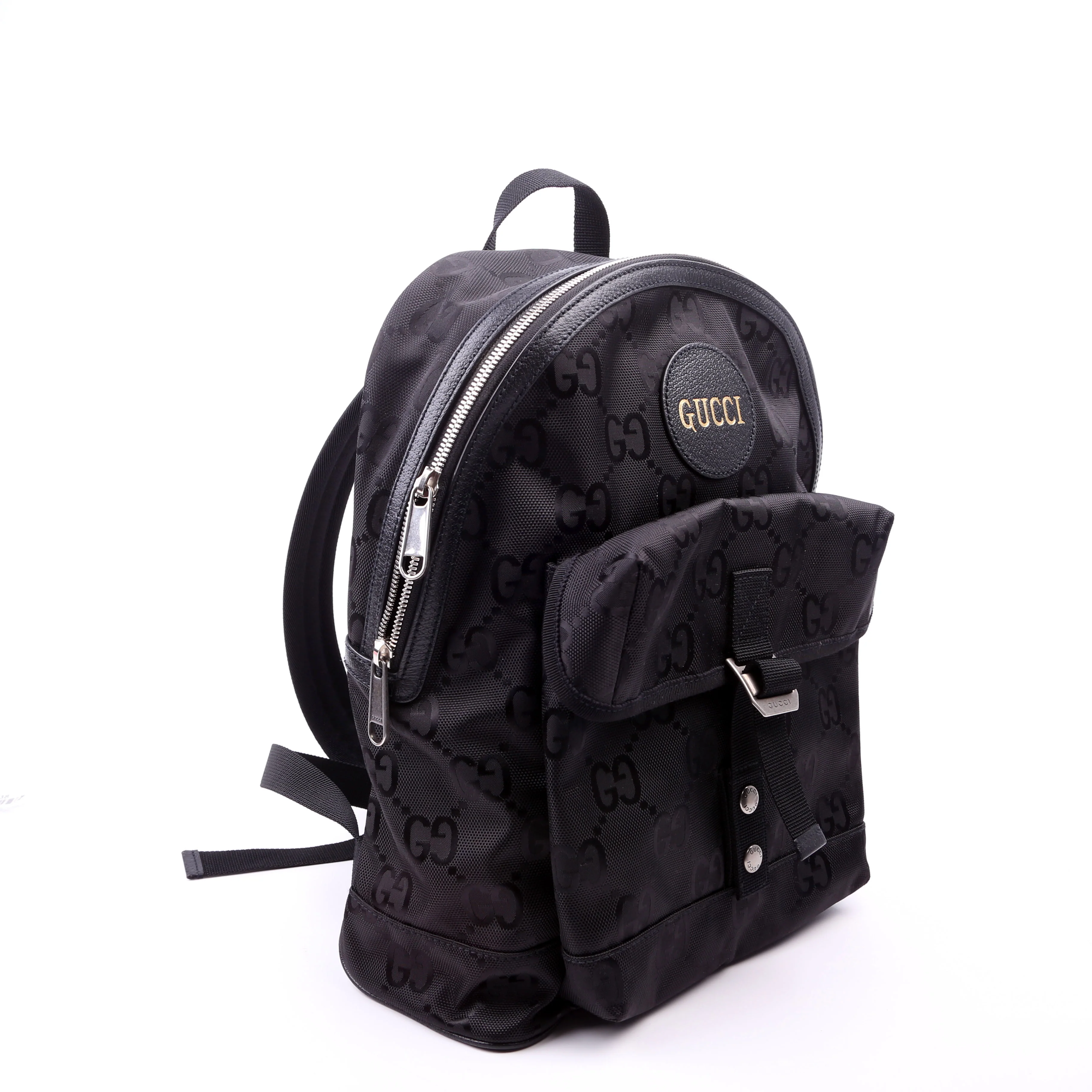 644992 GG Nylon Off the Grid Backpack Black - Image 2