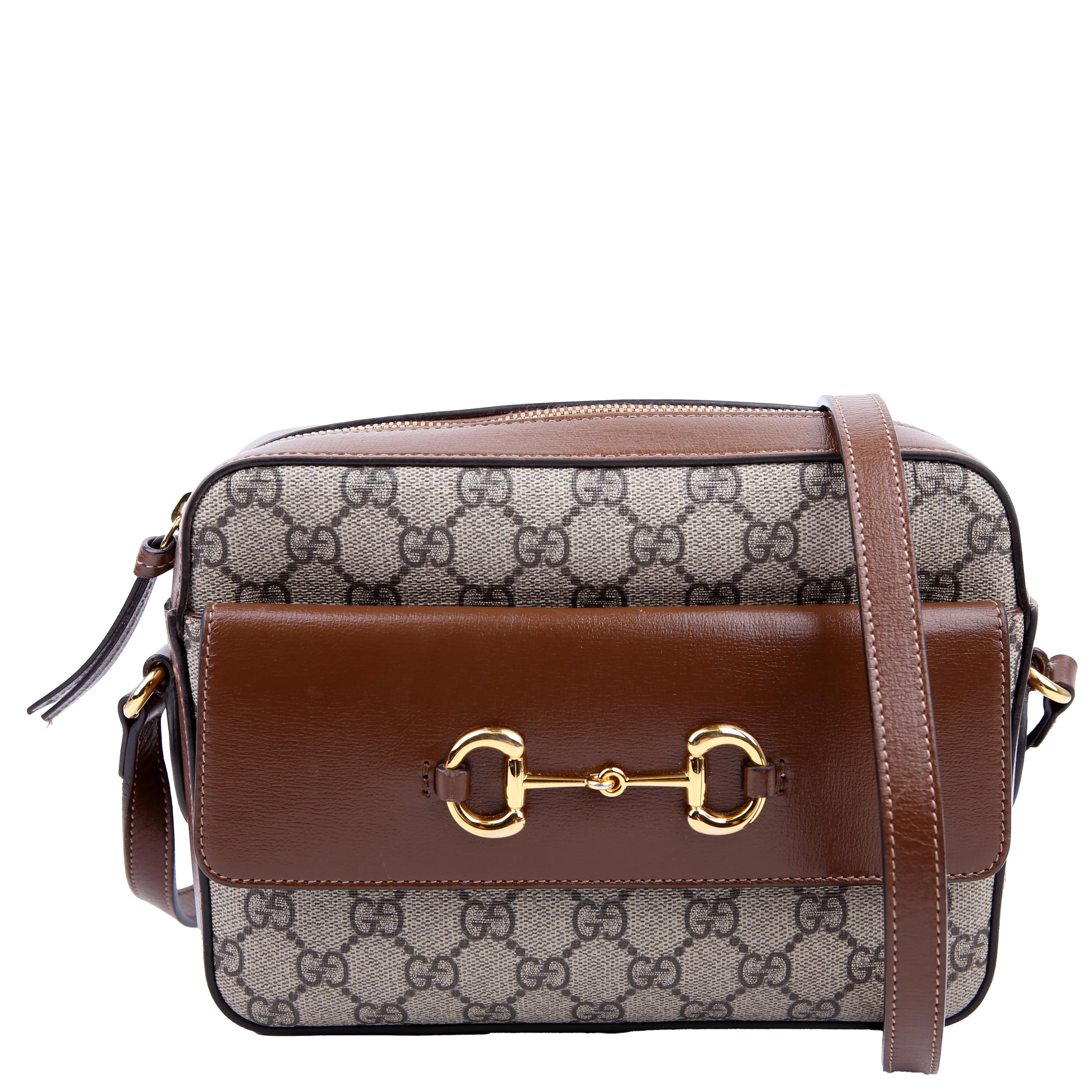 645454 Horsebit 1955 Small Crossbody Brown