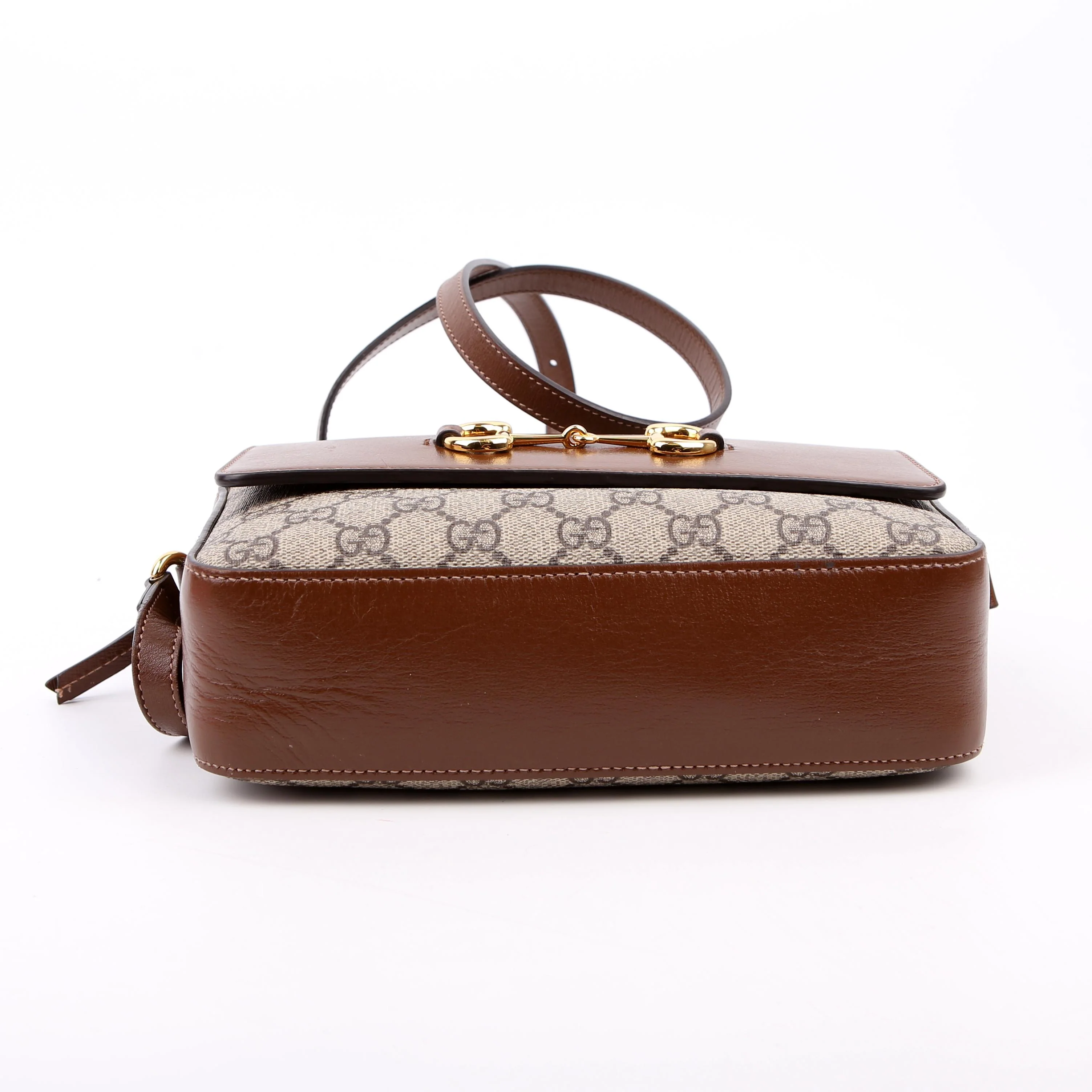 645454 Horsebit 1955 Small Crossbody Brown - Image 4
