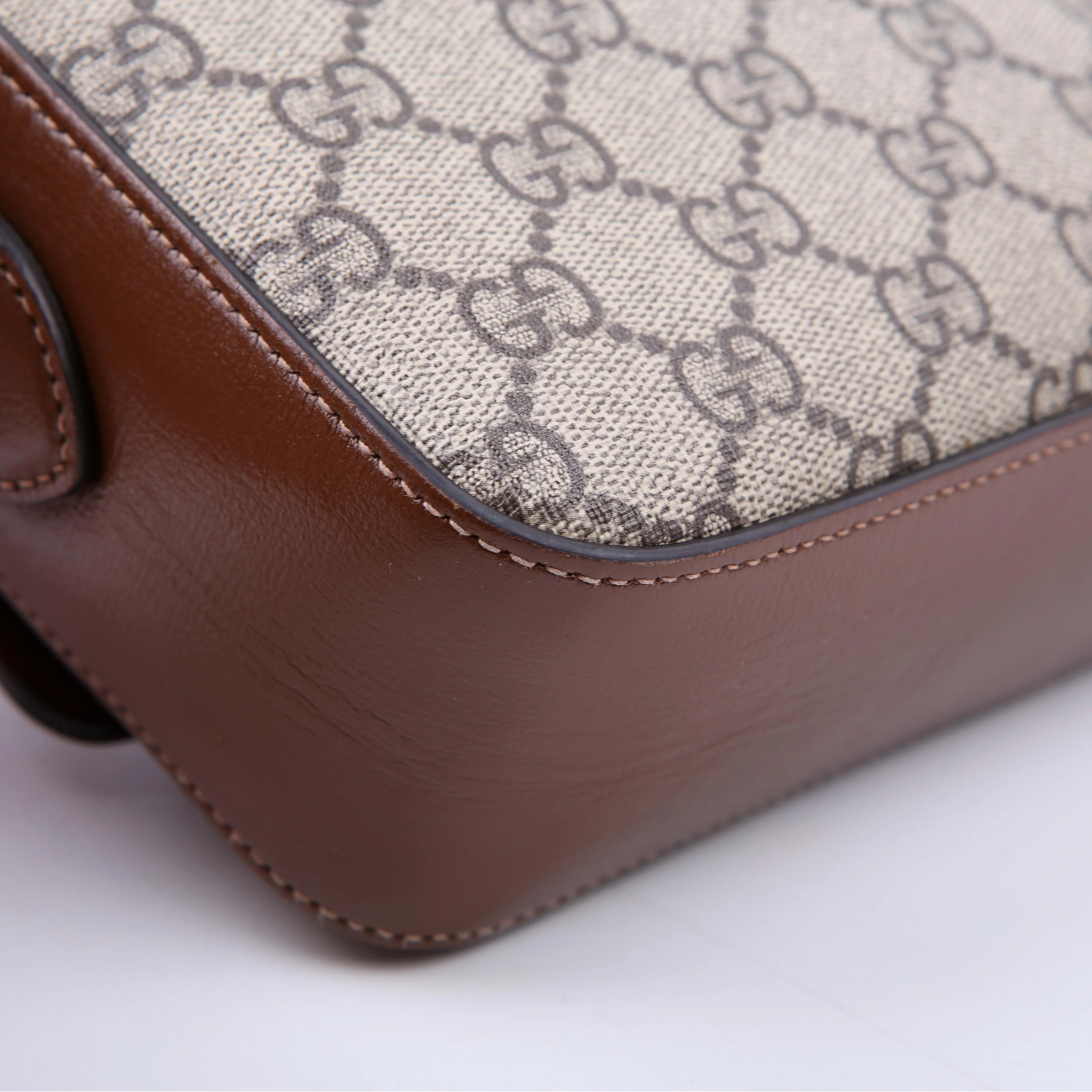 645454 Horsebit 1955 Small Crossbody Brown - Image 7