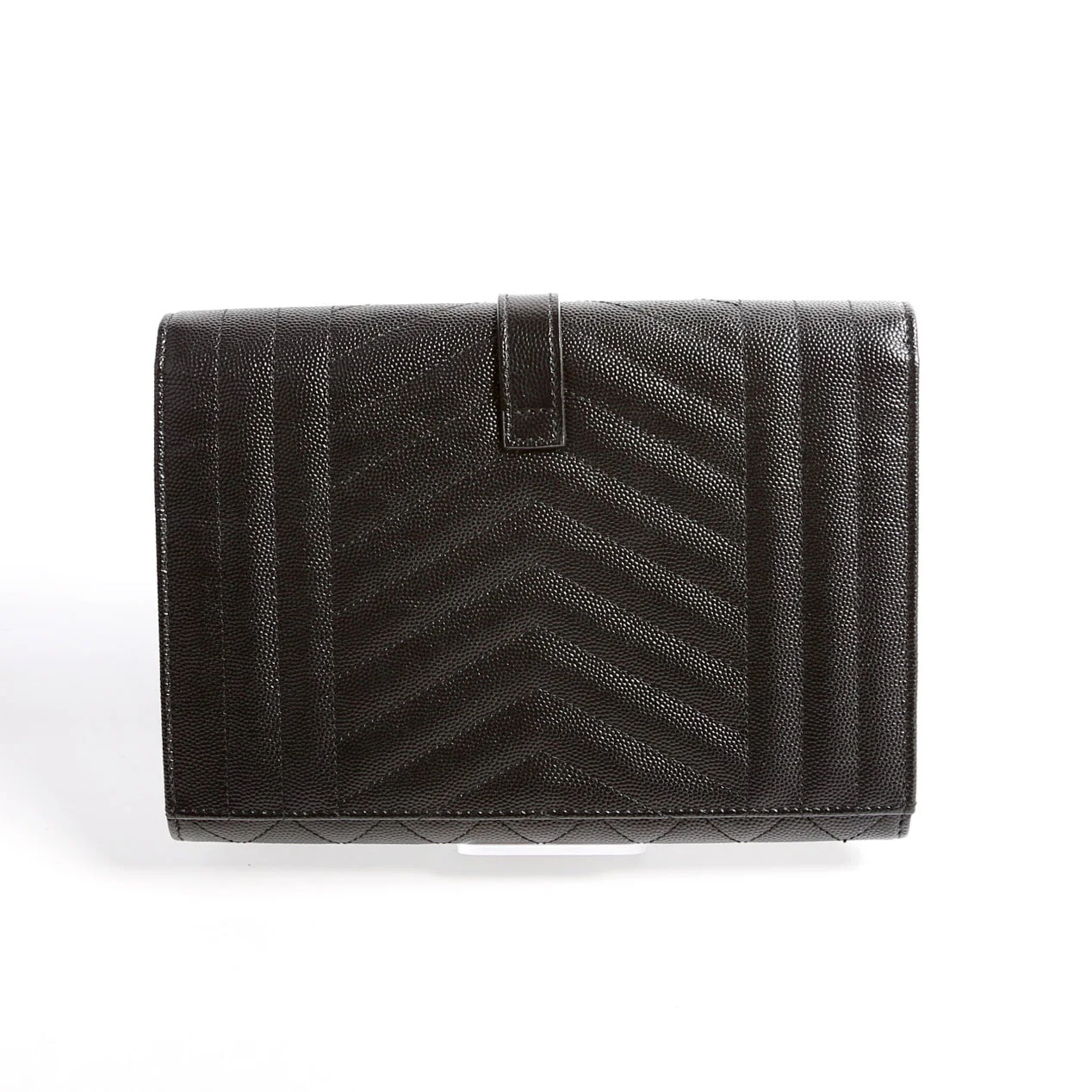 651030 Triquilt Wristlet Clutch Black - Image 2