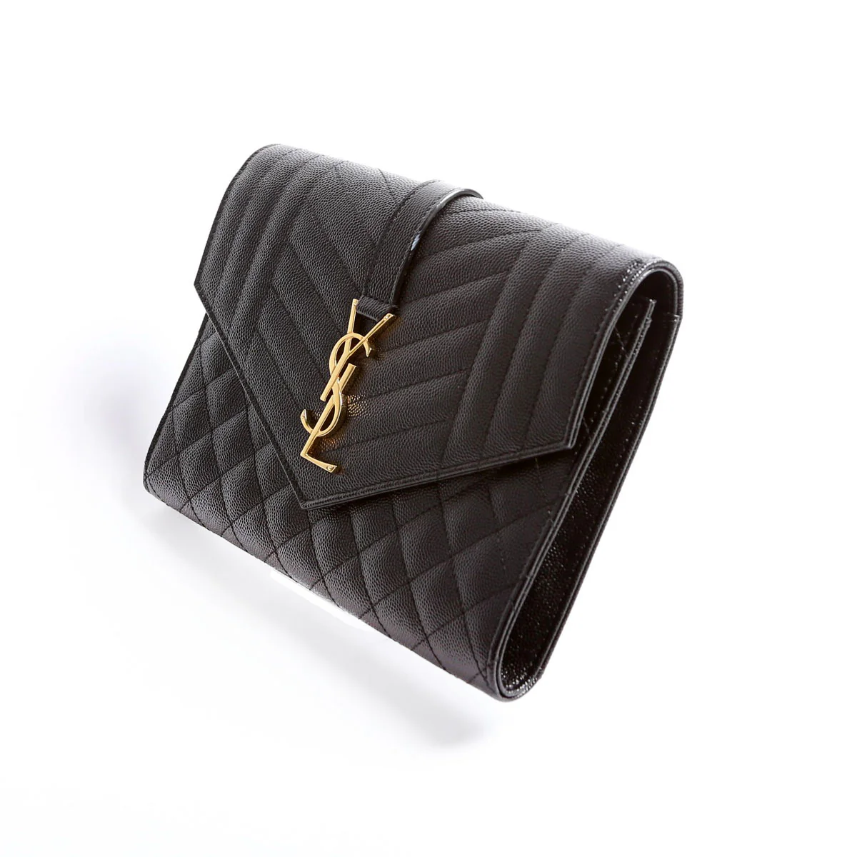 651030 Triquilt Wristlet Clutch Black - Image 4