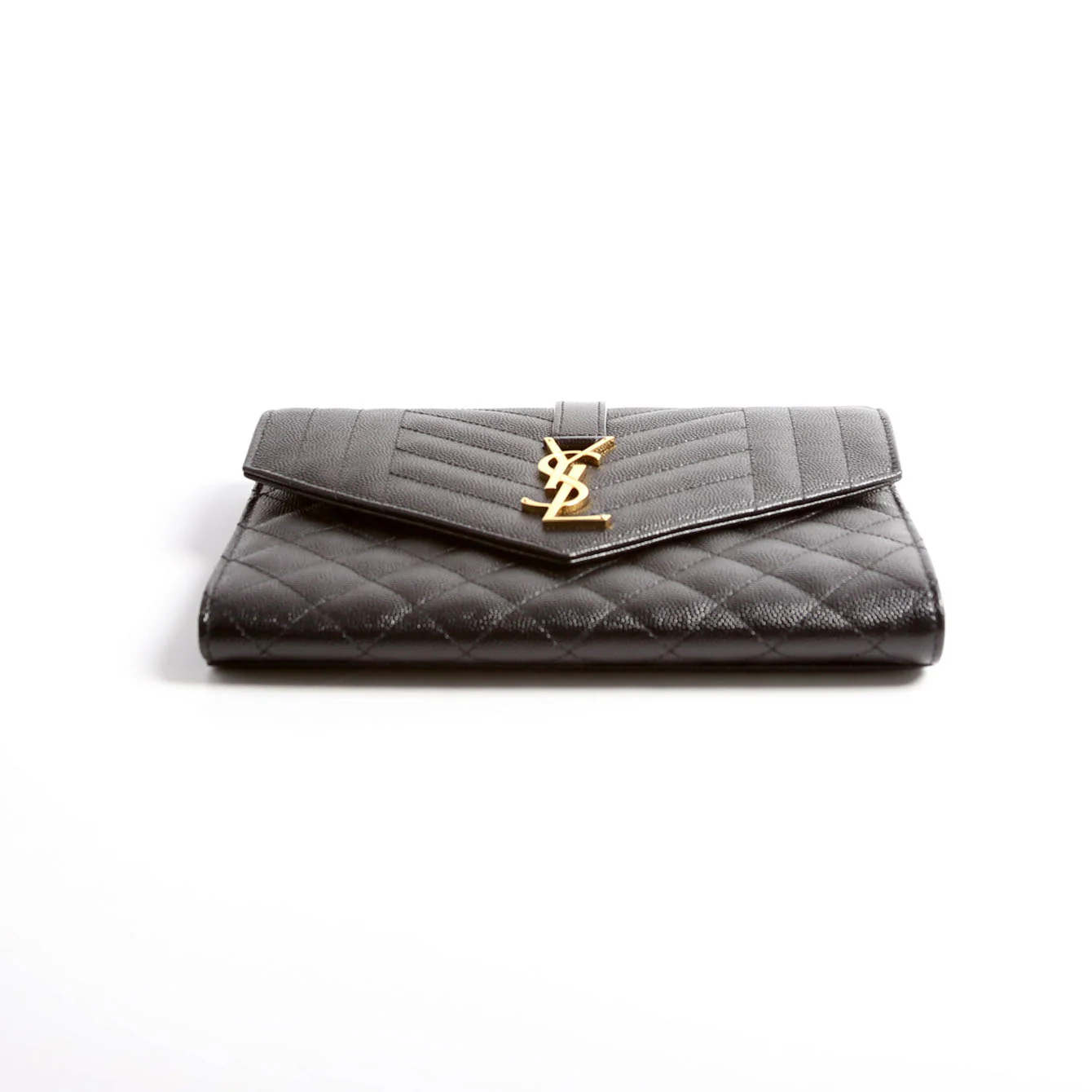651030 Triquilt Wristlet Clutch Black - Image 5