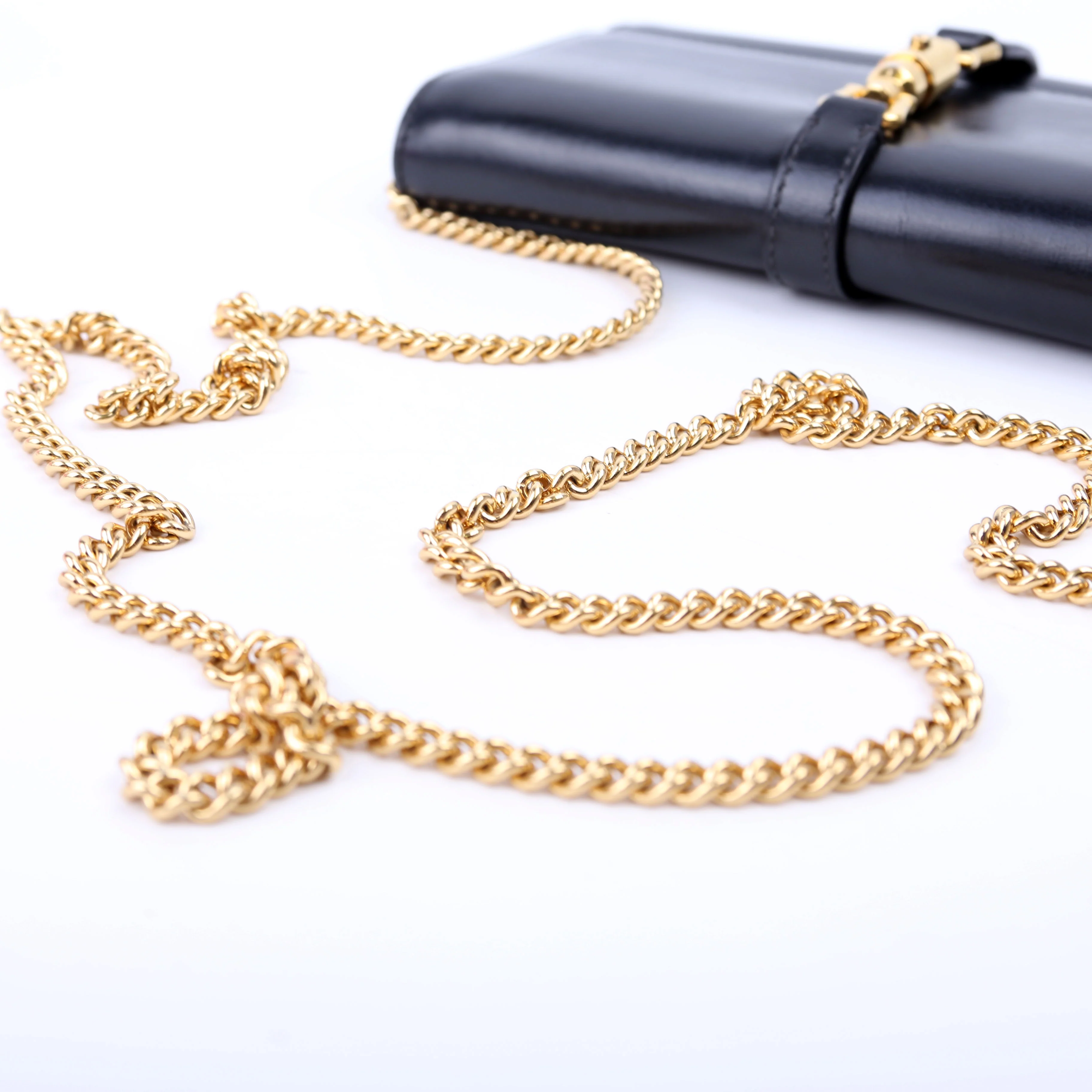 652681 Jackie 1961 Chain Wallet Black - Image 11