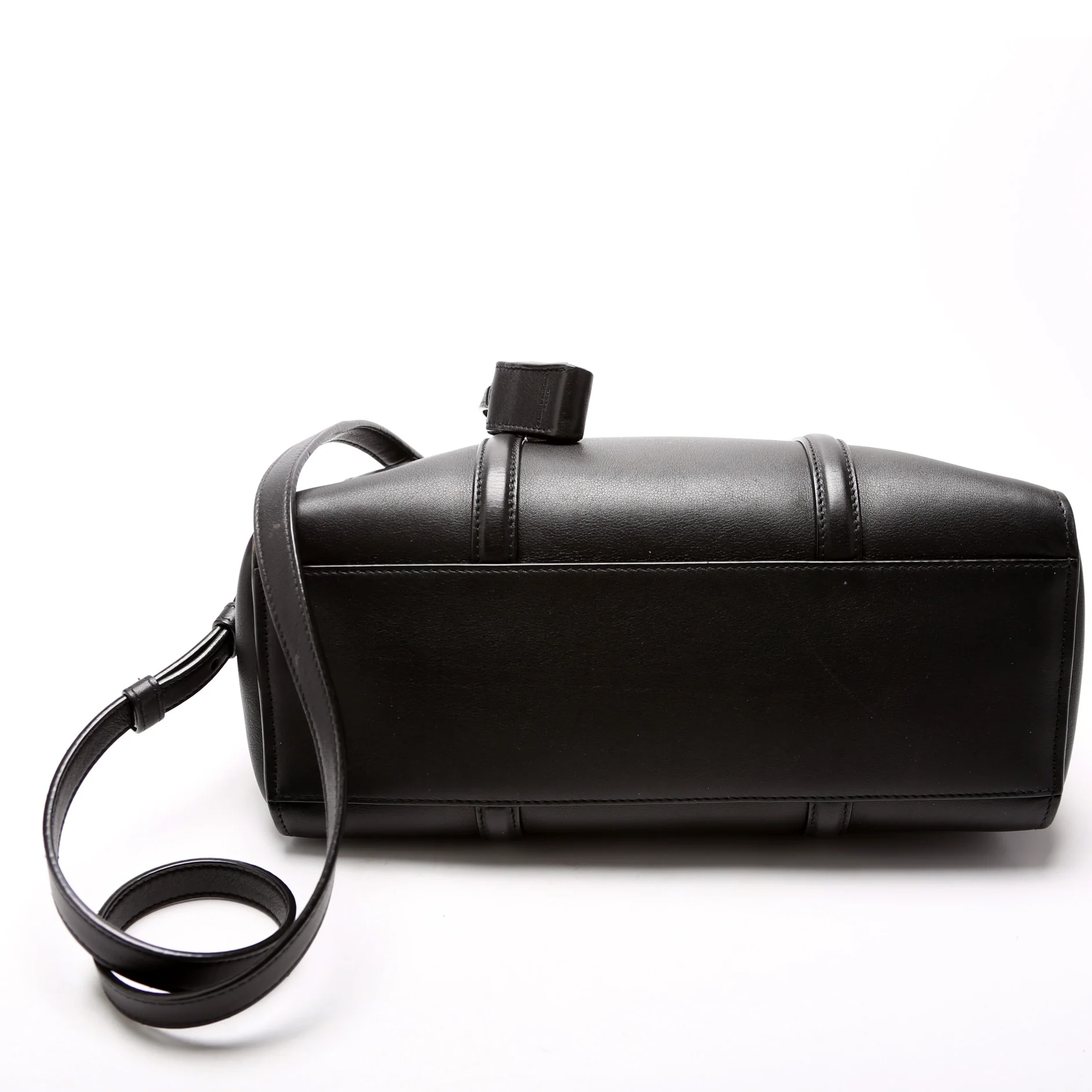 655008 Lock Baby Duffle Bag Leather - Image 4