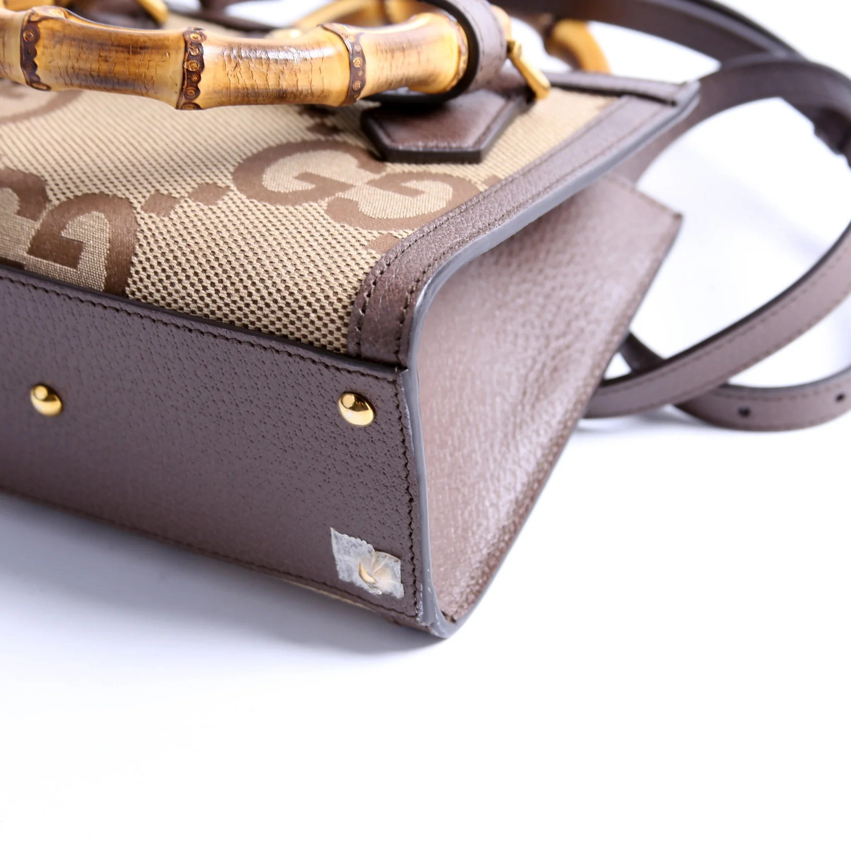655661 Jumbo GG Canvas Diana Mini Tote Bag - Image 7