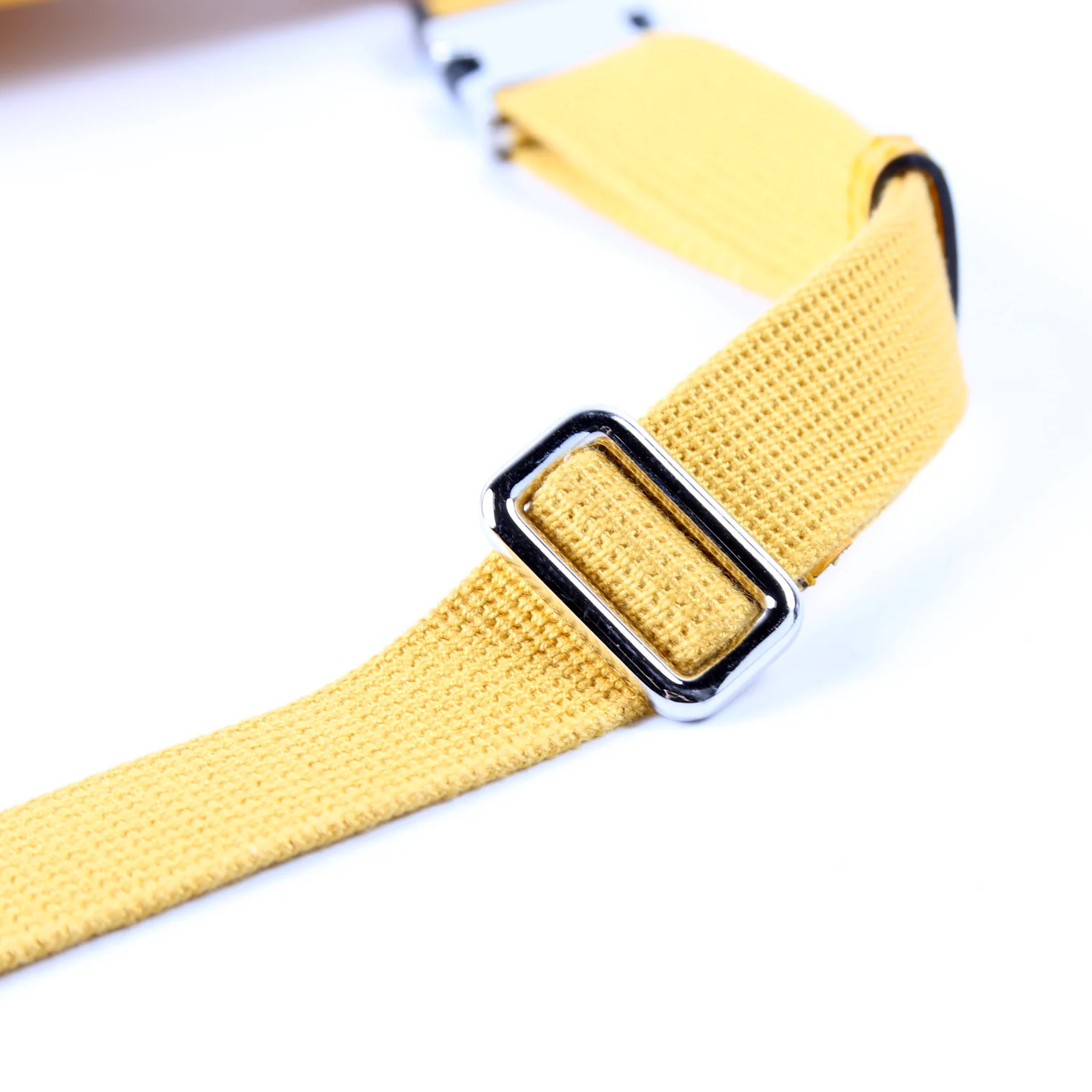 656582 GG Embossed Belt Bag Yellow - Image 8