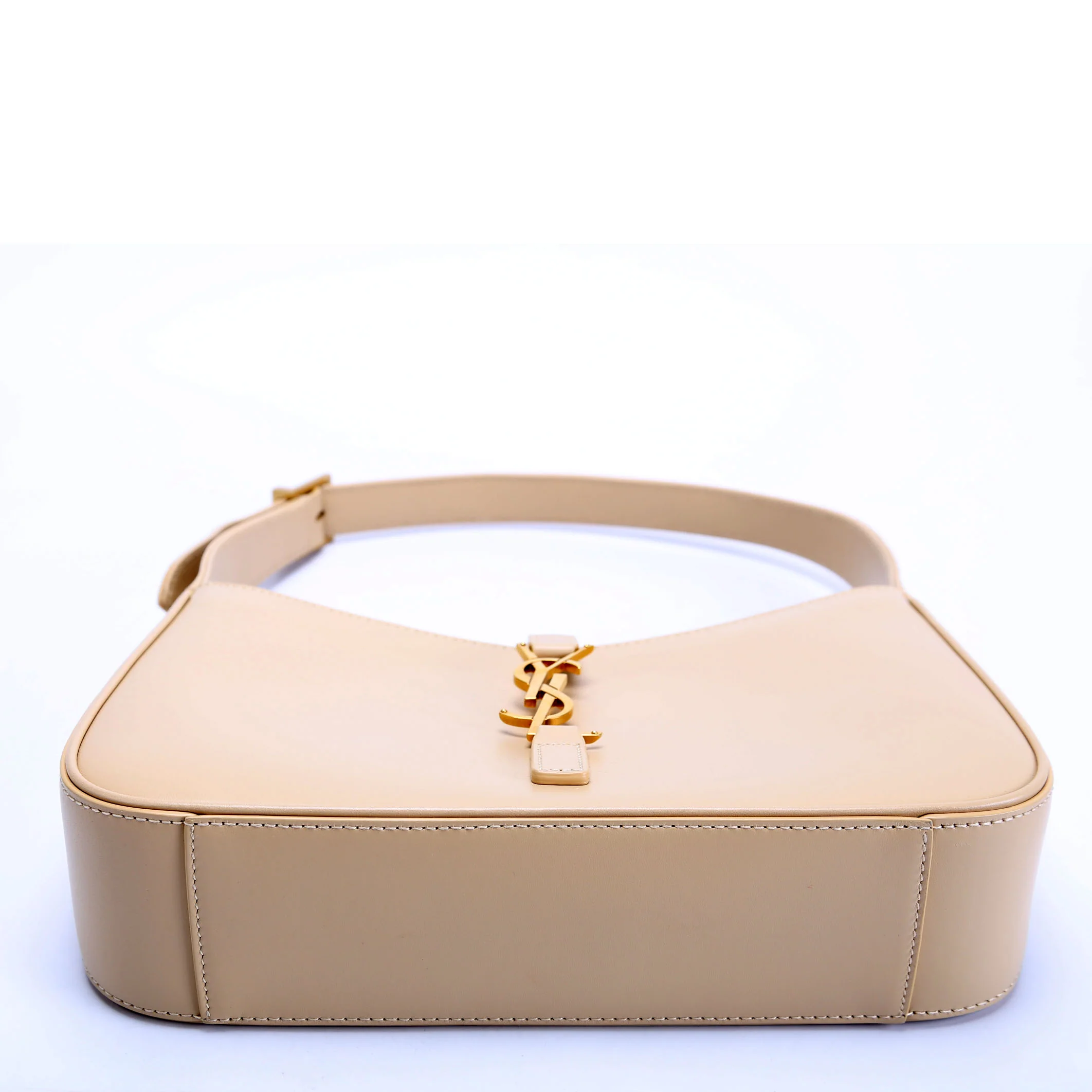 657228 Le 5 A 7 Hobo Leather Beige - Image 4