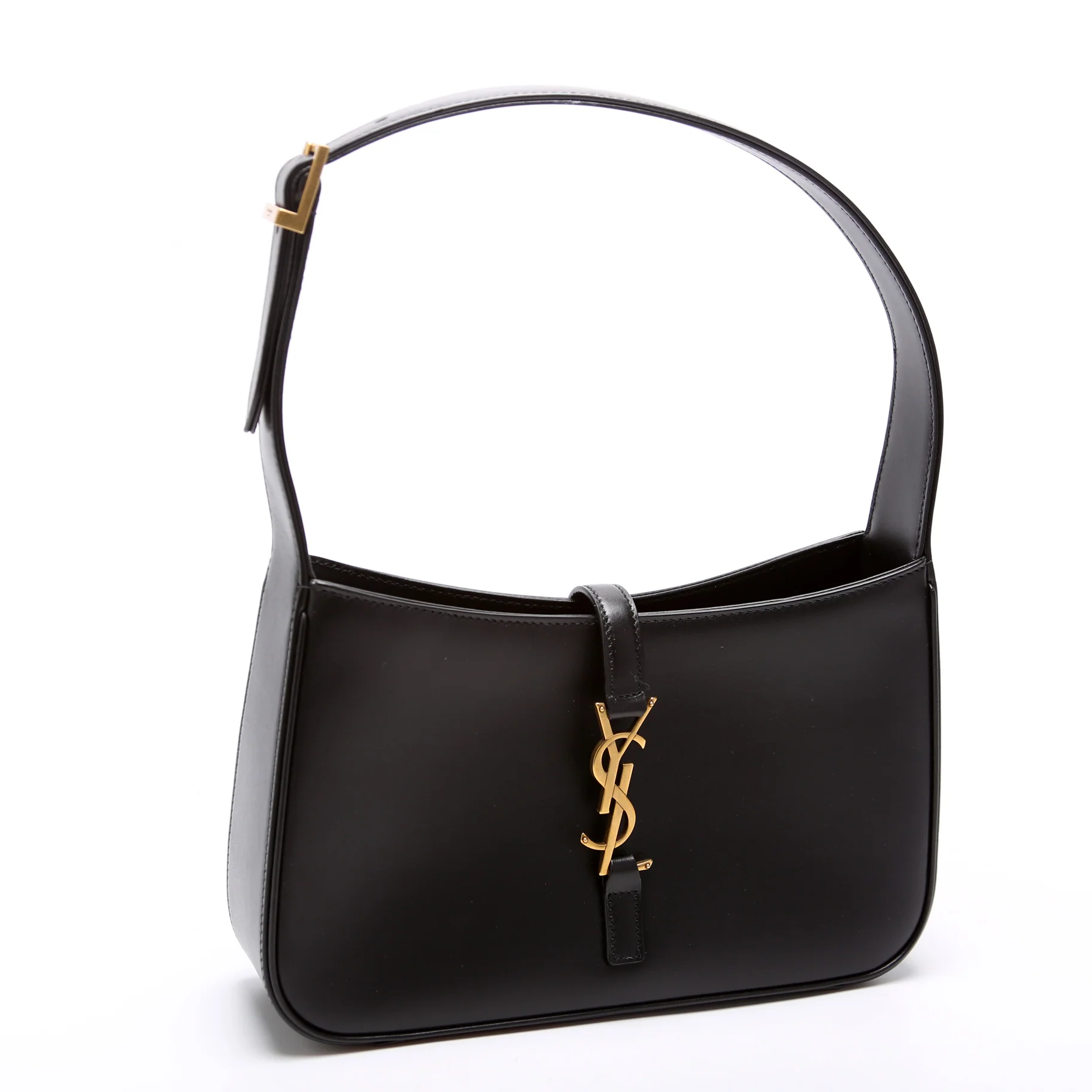 657228 Le A 5 7 Leather Hobo Black - Image 2