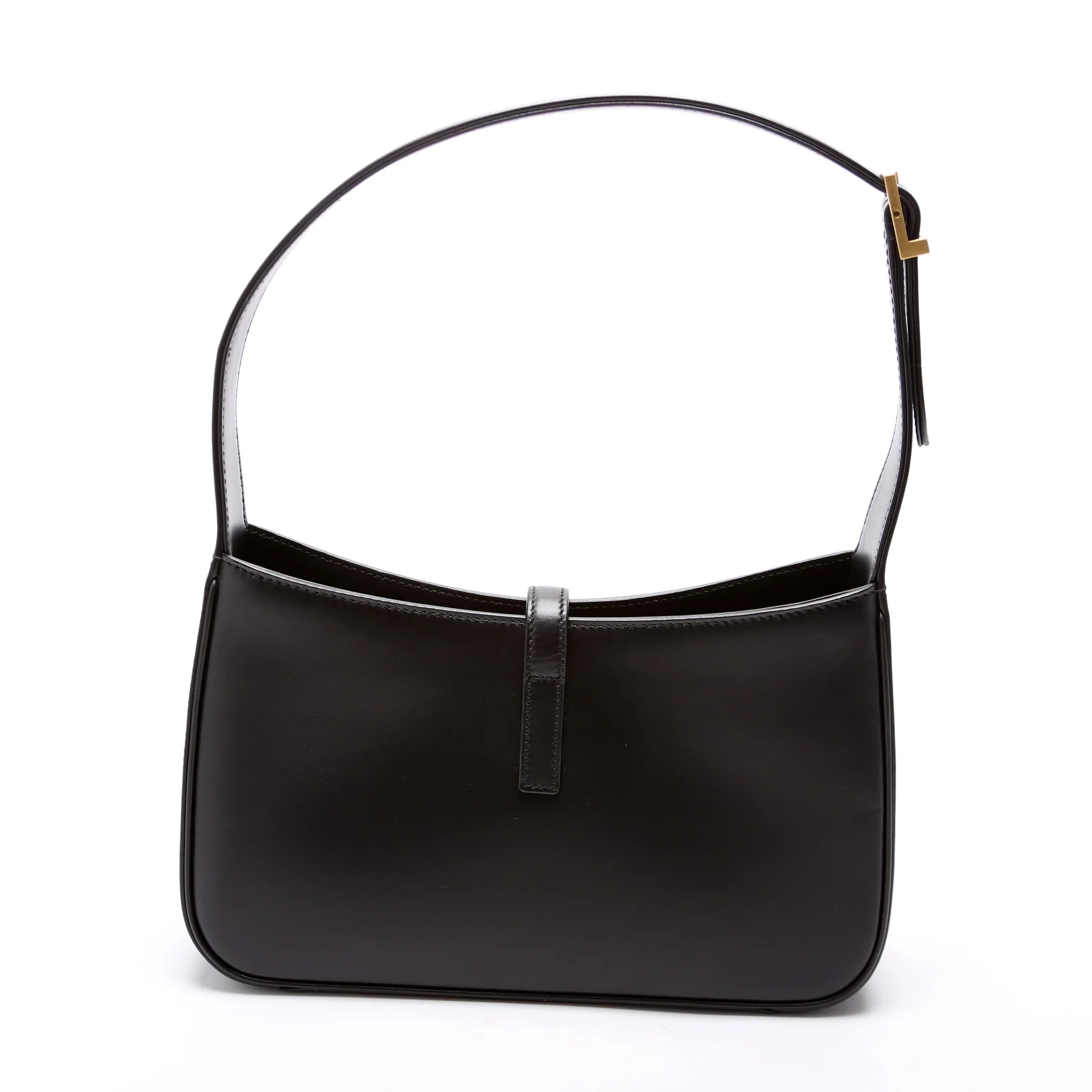 657228 Le A 5 7 Leather Hobo Black - Image 3
