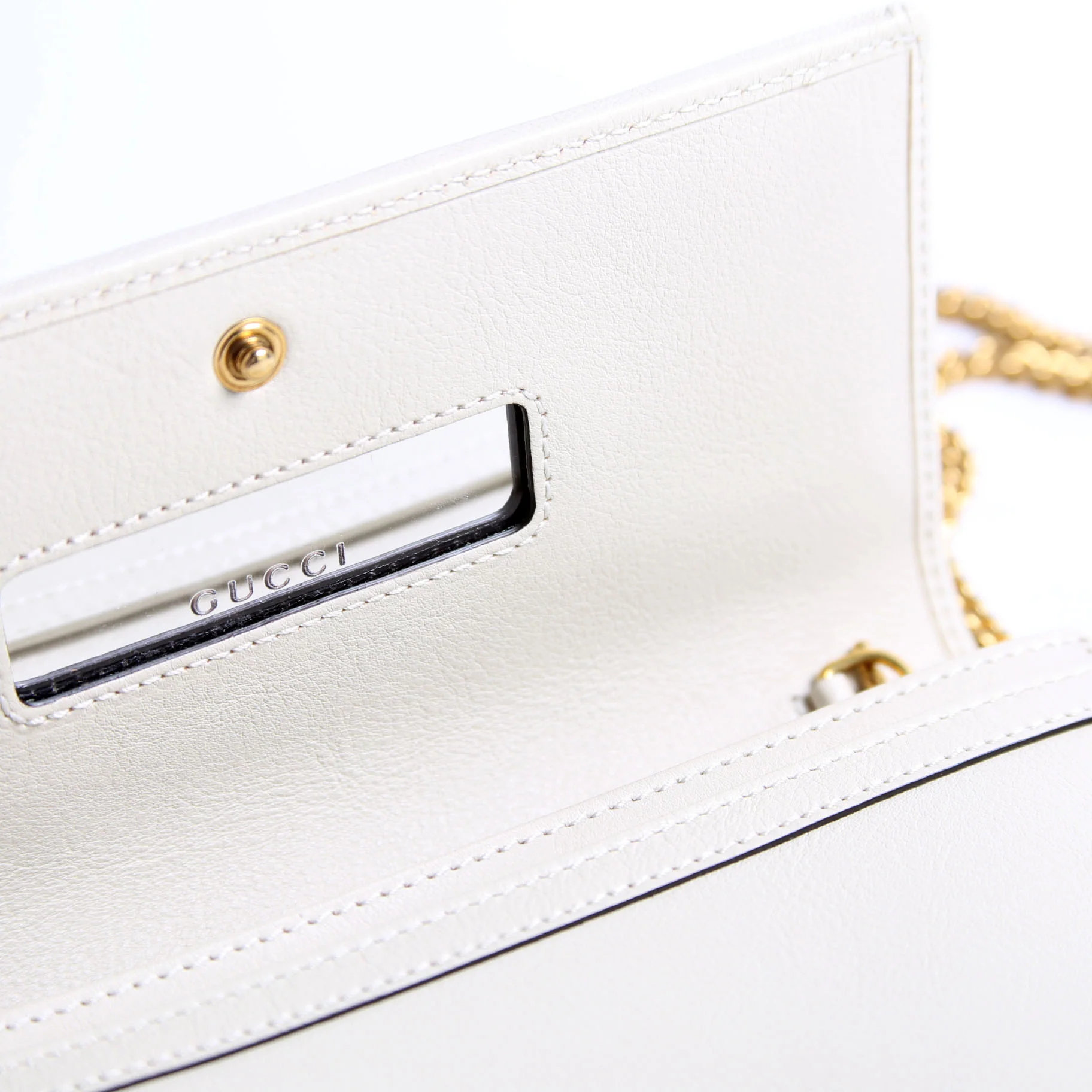 658243 Diana Chain Wallet Cream - Image 7