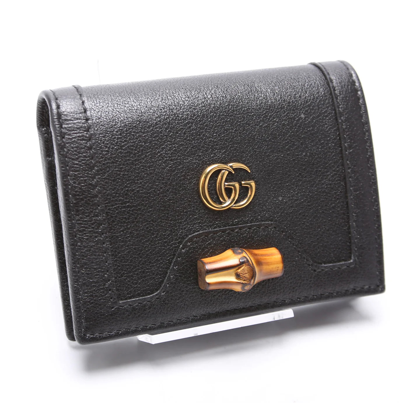 658244 Diana Card Case Wallet Black - Image 2