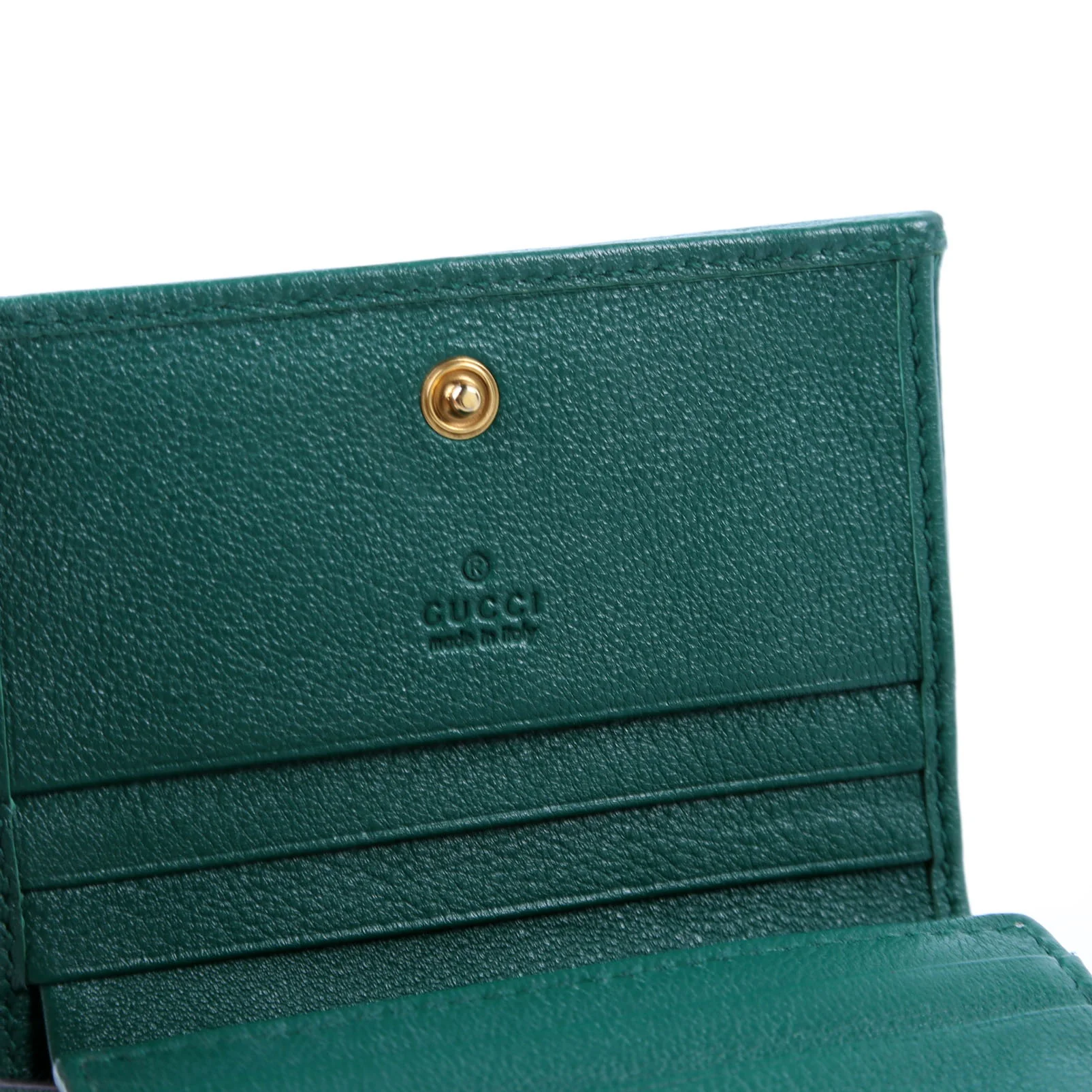 658244 Diana Card Case Wallet Green - Image 12