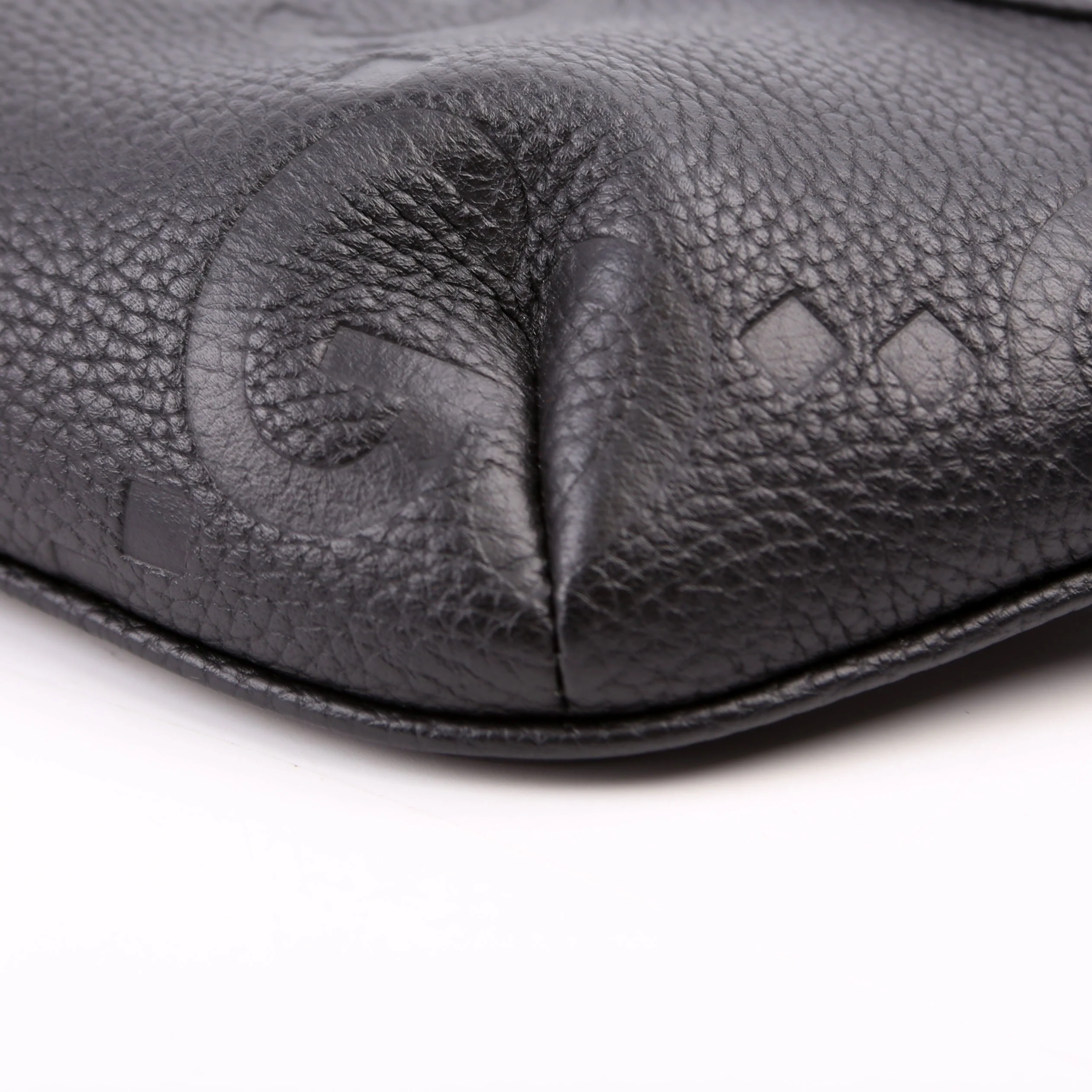 658582 GG Embossed Belt Bag Black - Image 6