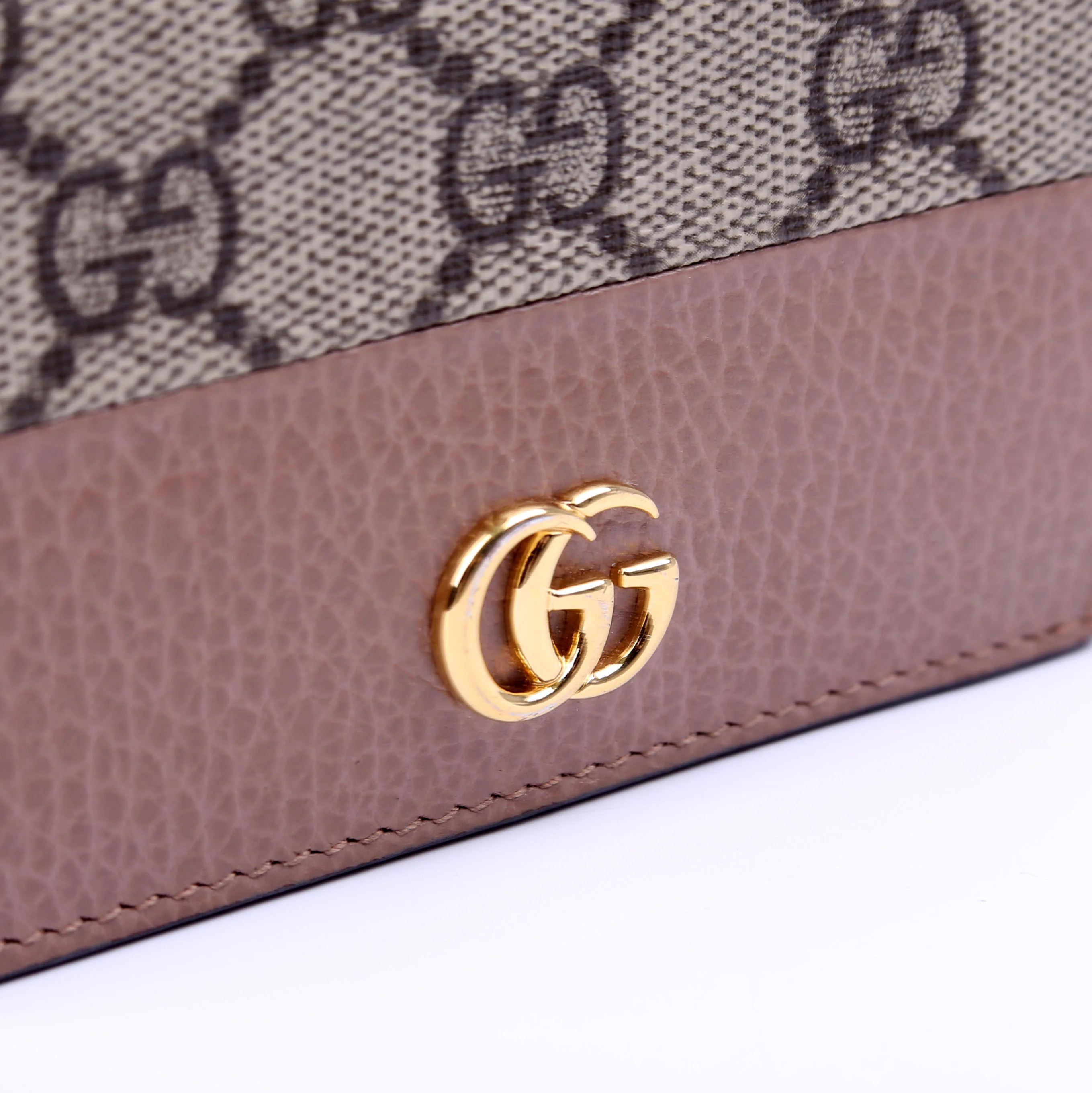 658610 GG Supreme Marmont Card Case Beige - Image 9