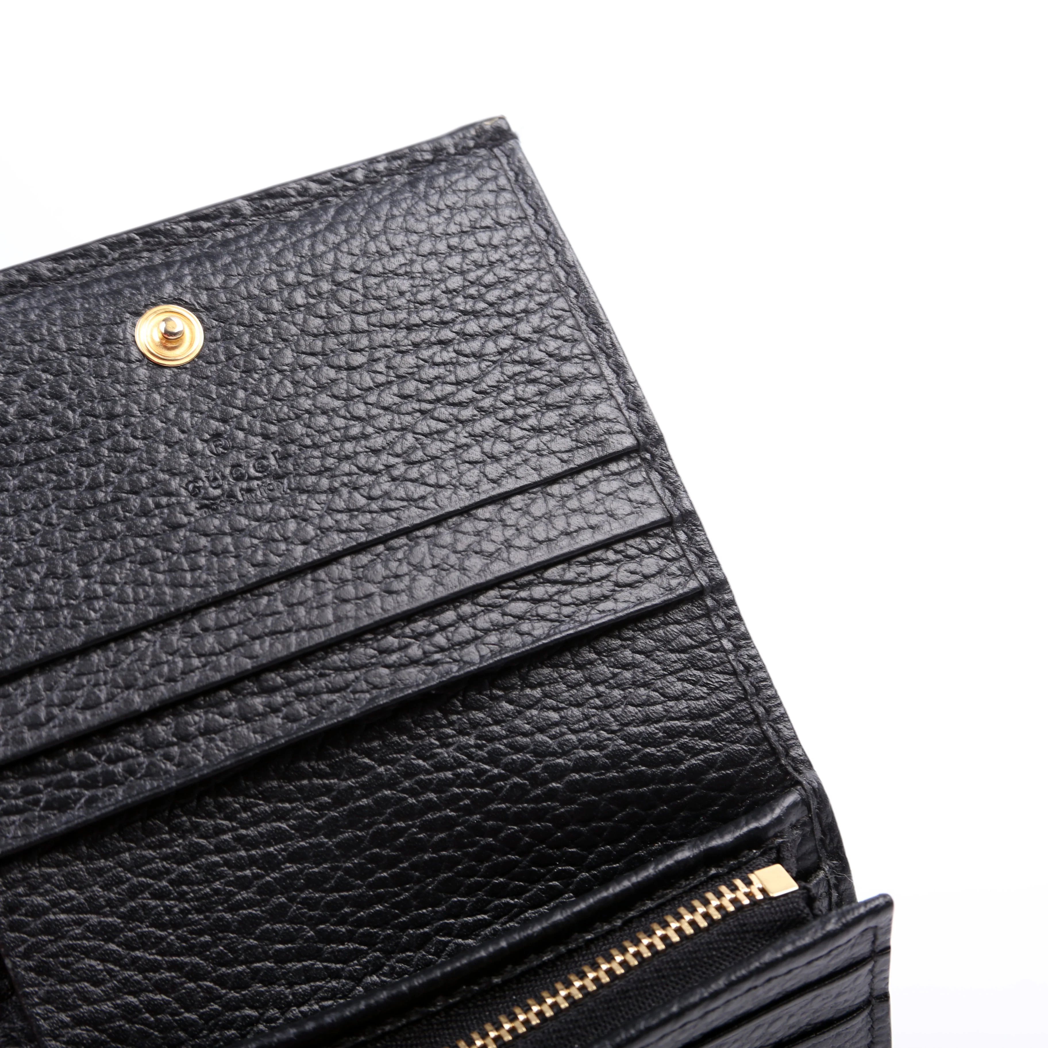 658610 GG Supreme Marmont Card Case Black - Image 11