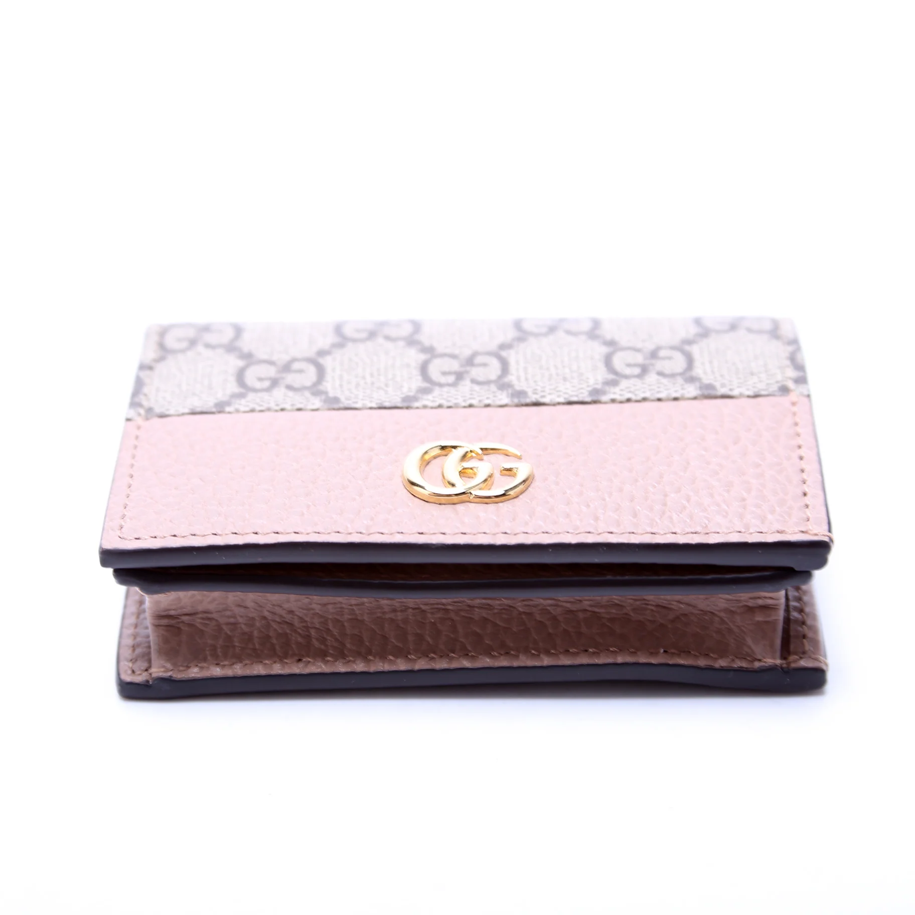 658610 GG Supreme Marmont Card Case Tan - Image 4