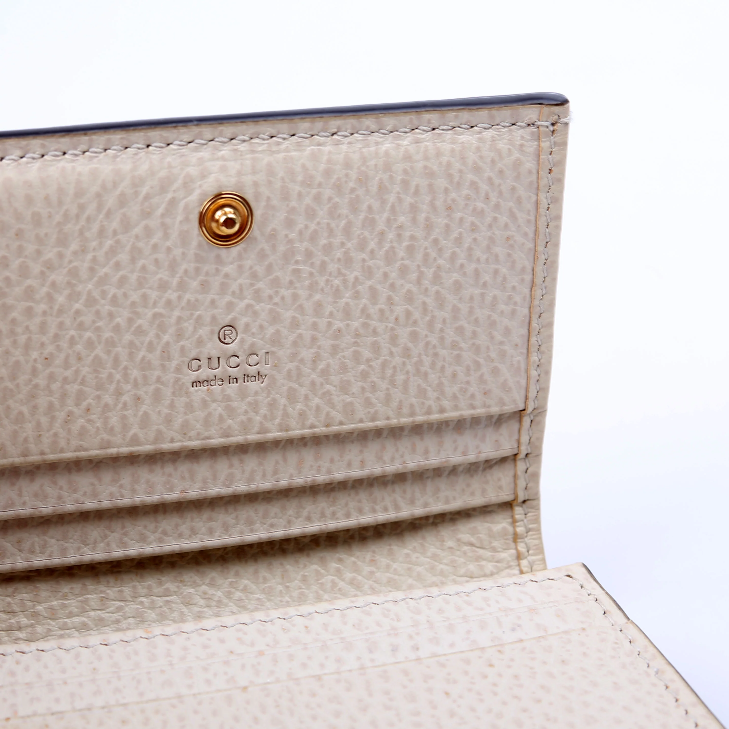 658610 GG Supreme Marmont Card Case White - Image 8