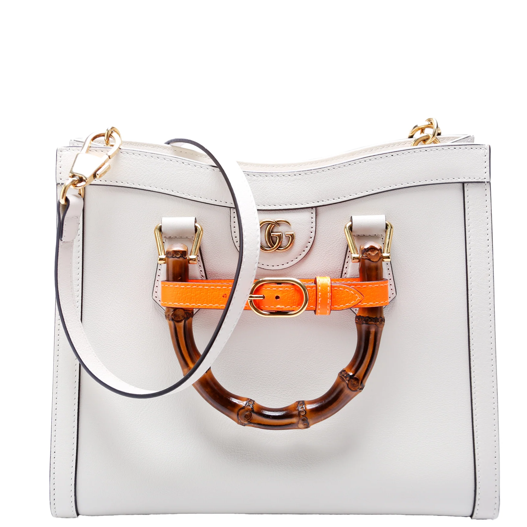 660195 Jumbo GG Canvas Diana Small Tote