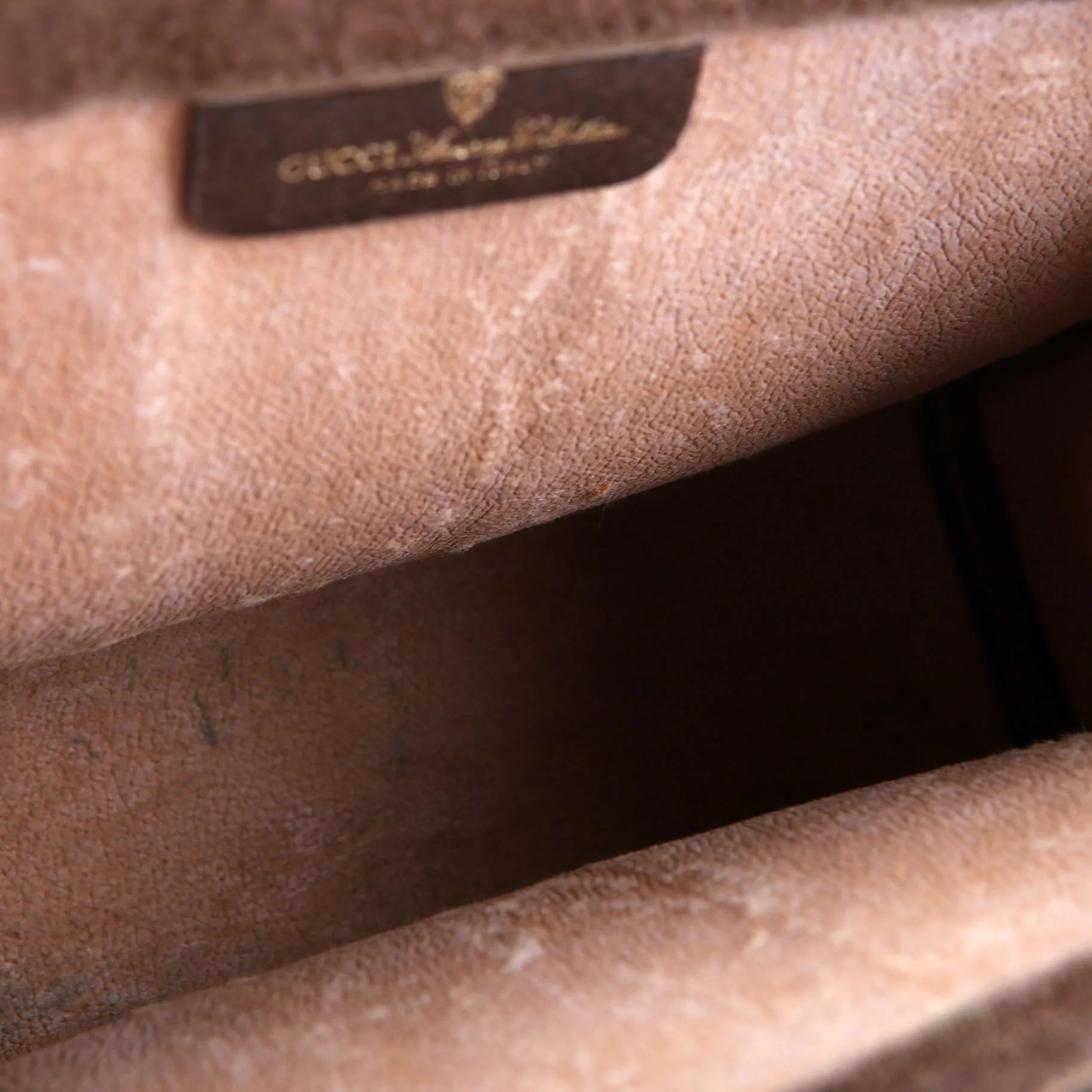 67.014.2125 FF Canvas Sherry Line Clutch Vintage Brown - Image 15