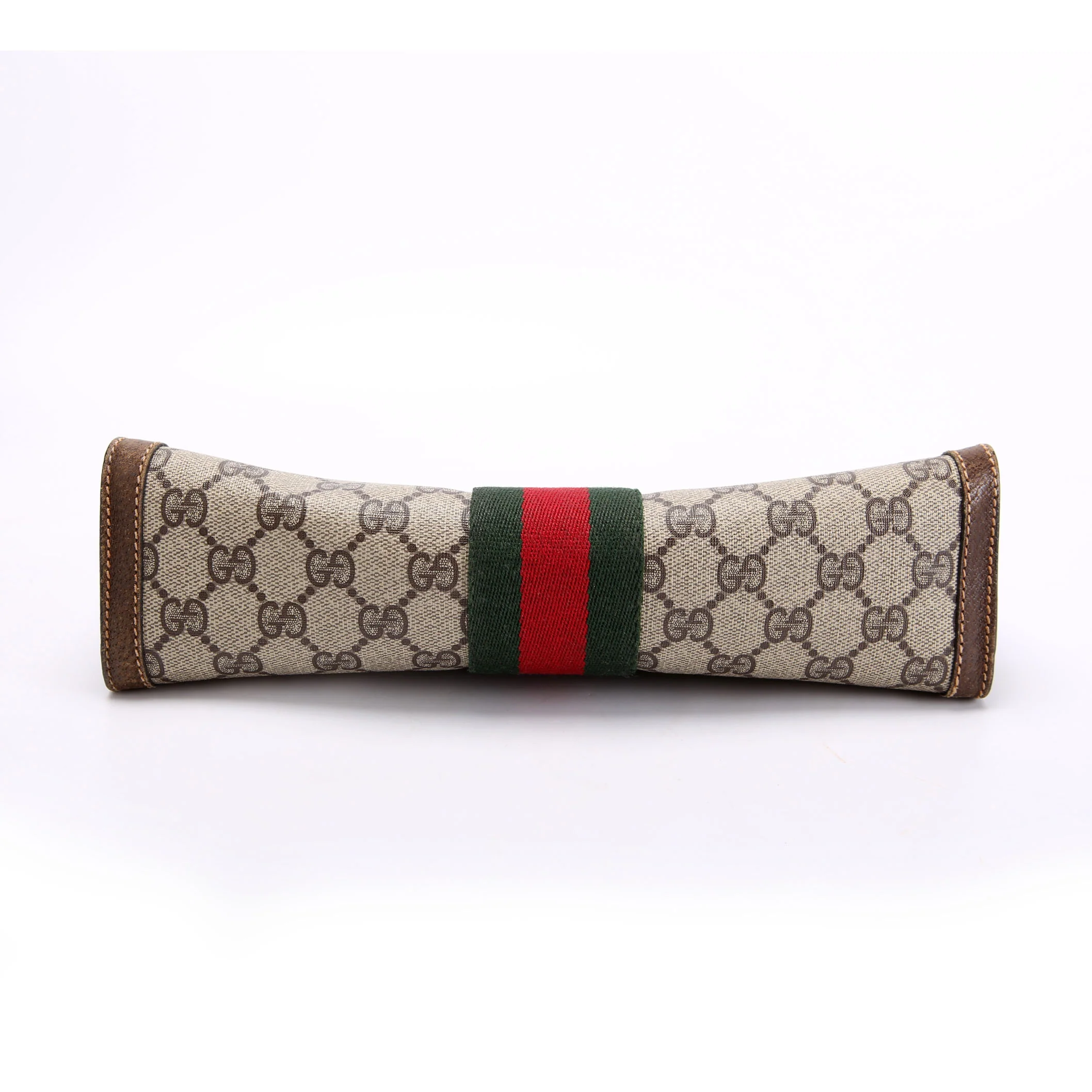 67.014.2125 FF Canvas Sherry Line Clutch Vintage Brown - Image 4