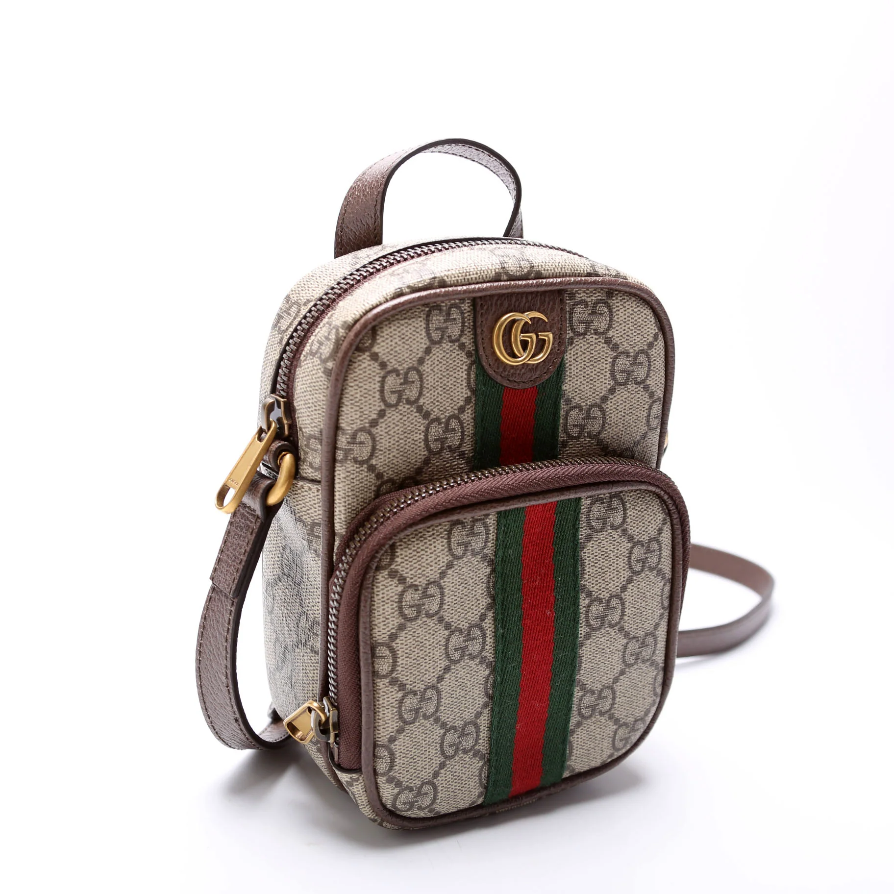 671682 GG Supreme Ophidia Mini Shoulder Bag Brown - Image 2