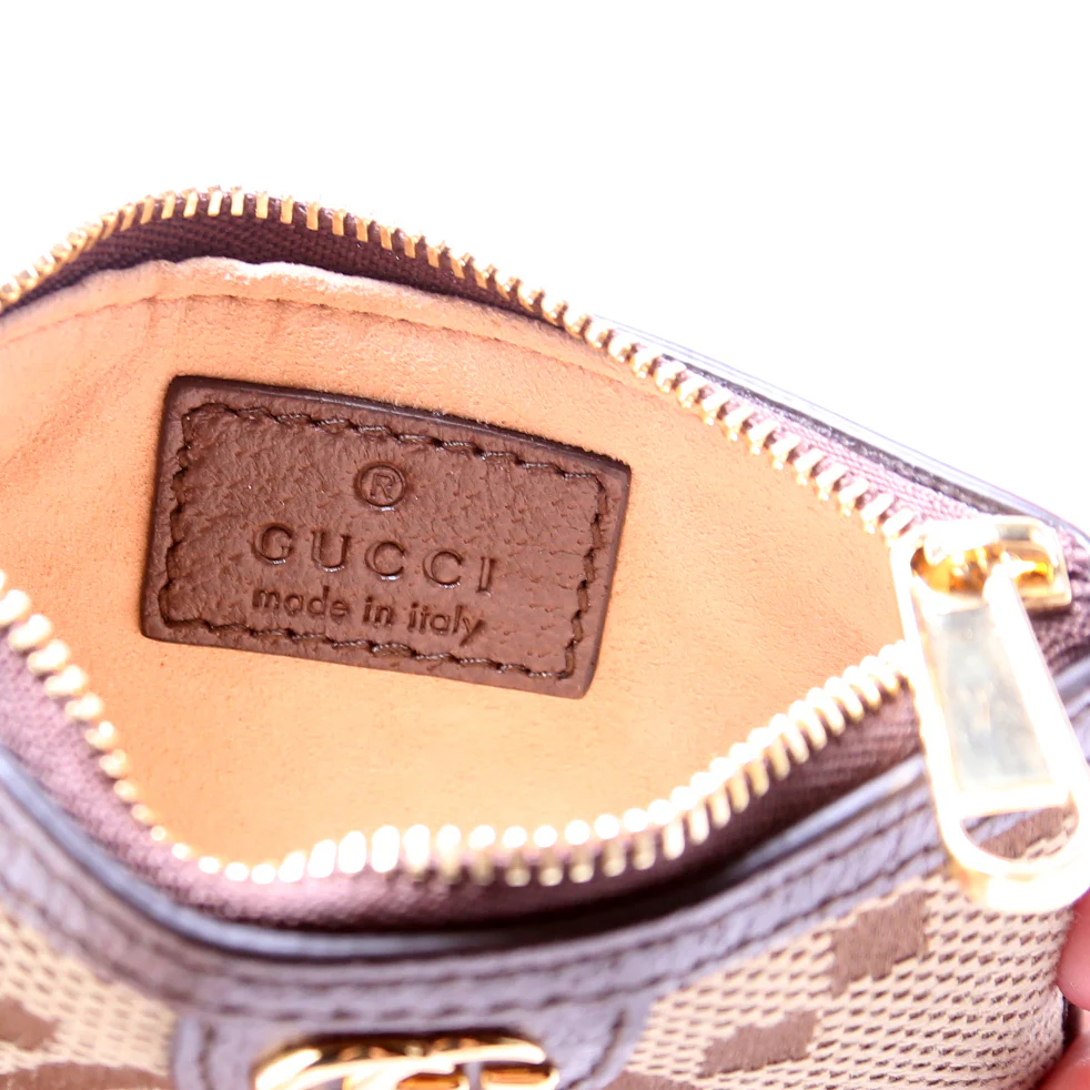 671722 Jumbo GG Canvas Ophidia Key Case - Image 8