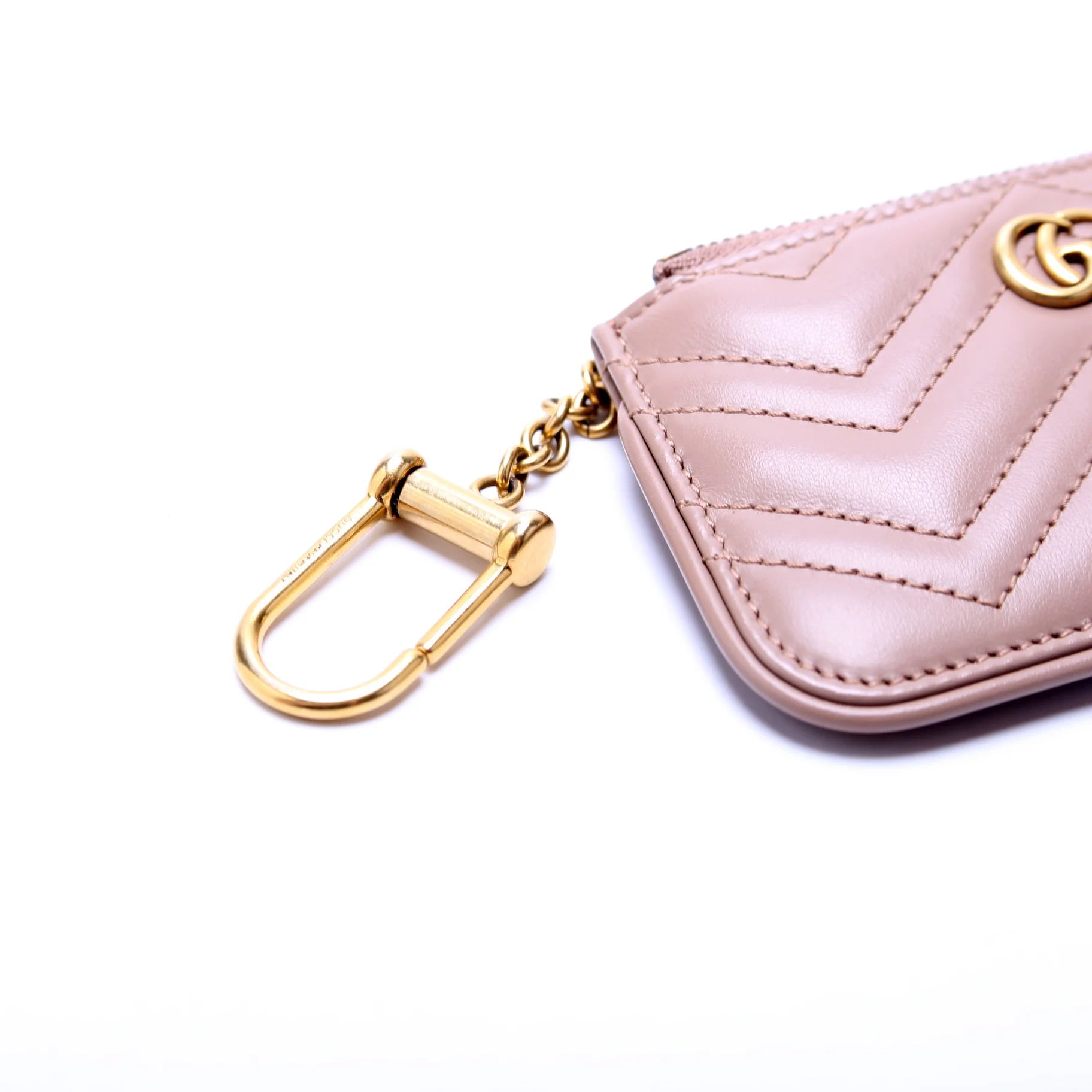 671773 GG Marmont Key Pouch Tan - Image 6