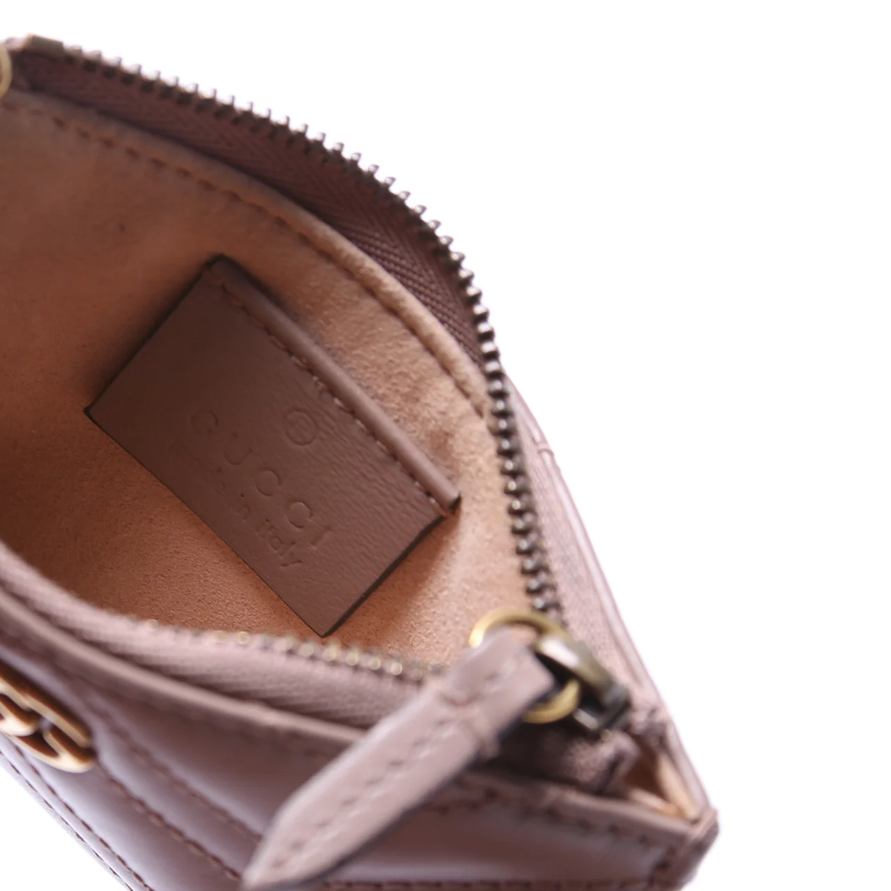 671773 GG Marmont Key Pouch Tan - Image 7